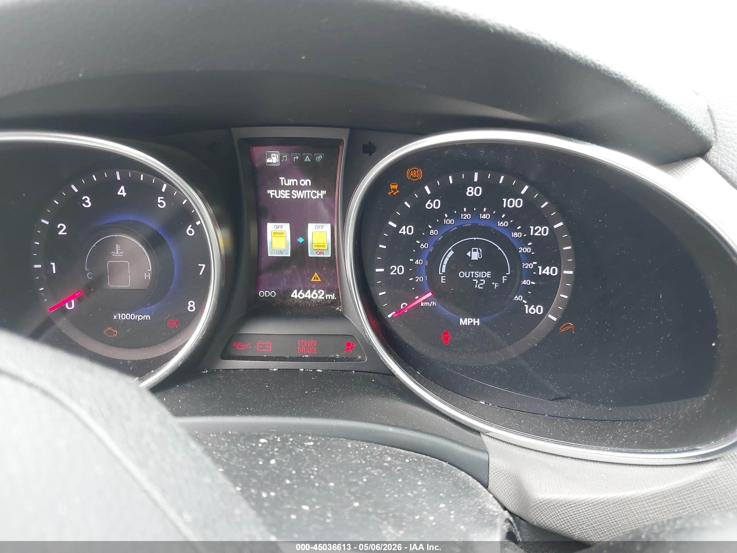 2016 Hyundai Santa Fe Sport 2.4l Gray vin: 5XYZUDLB2GG310414