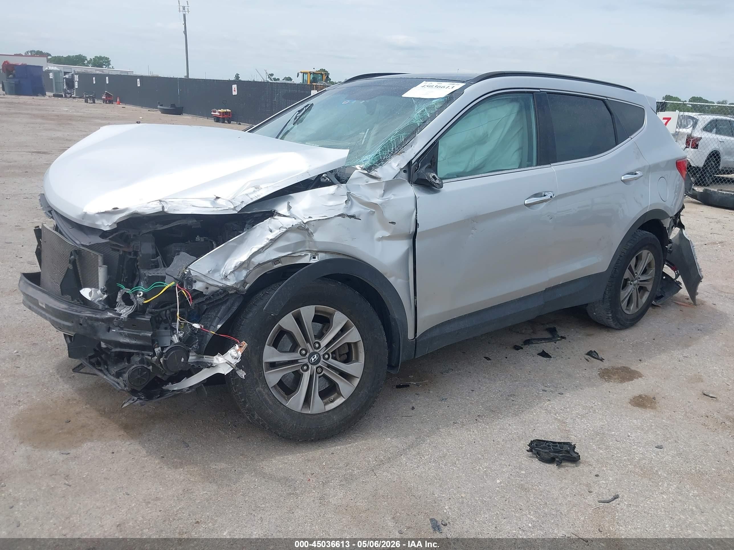 2016 Hyundai Santa Fe Sport 2.4l Gray vin: 5XYZUDLB2GG310414