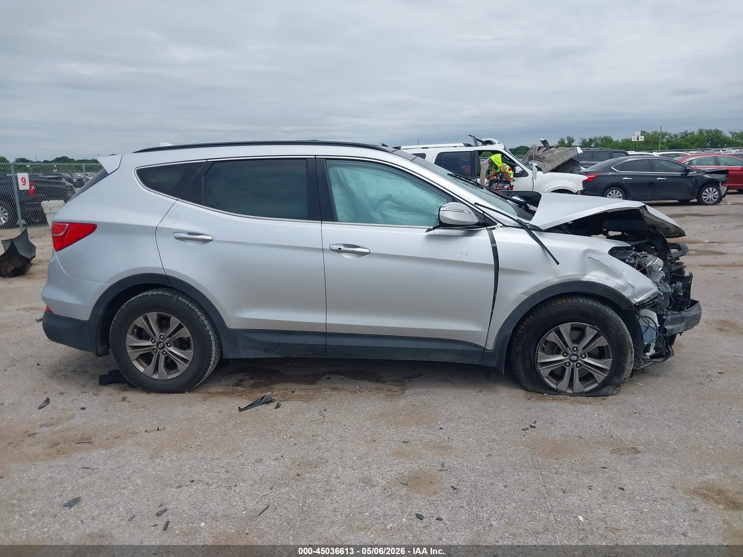2016 Hyundai Santa Fe Sport 2.4l Gray vin: 5XYZUDLB2GG310414