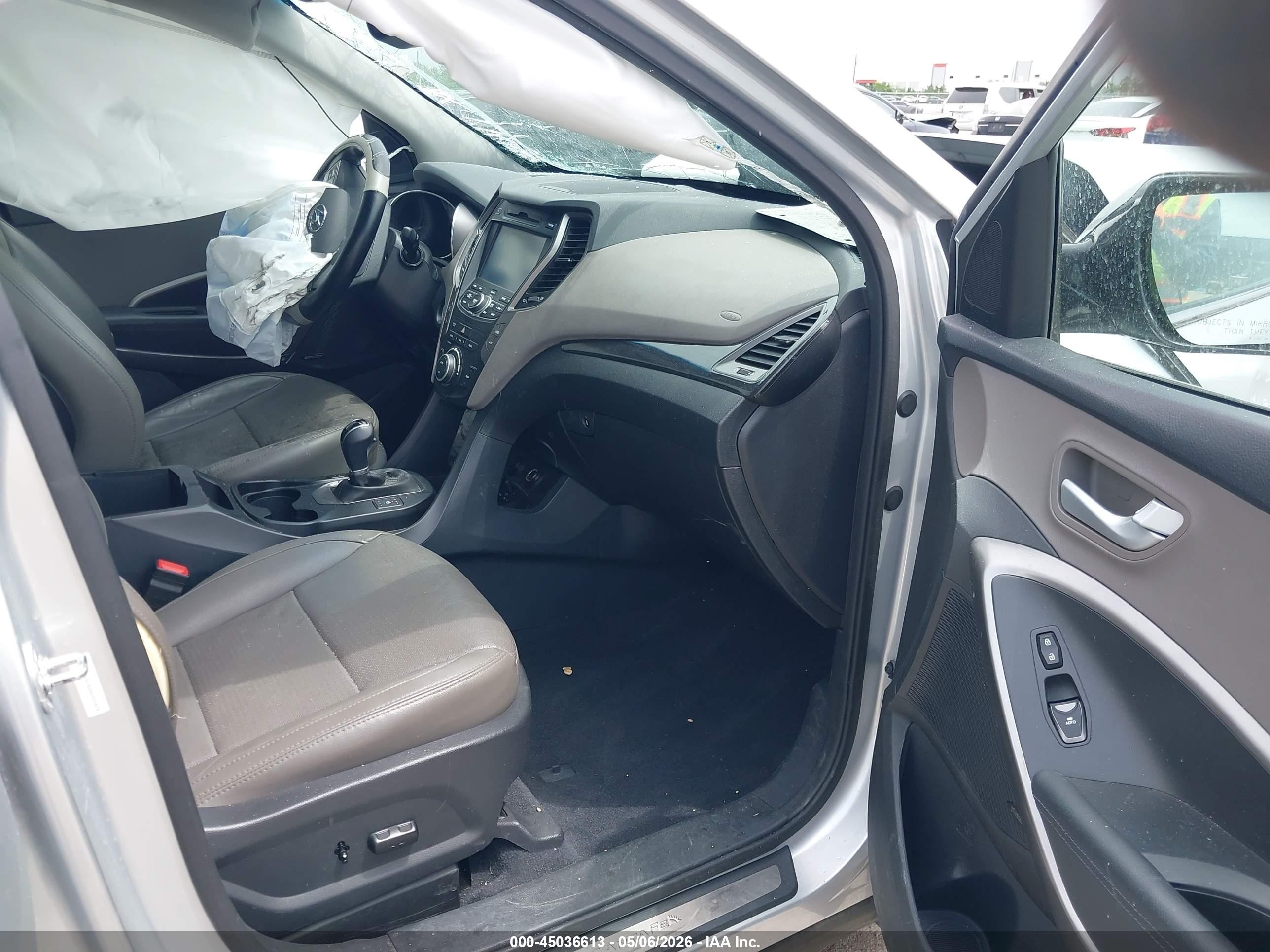 2016 Hyundai Santa Fe Sport 2.4l Gray vin: 5XYZUDLB2GG310414