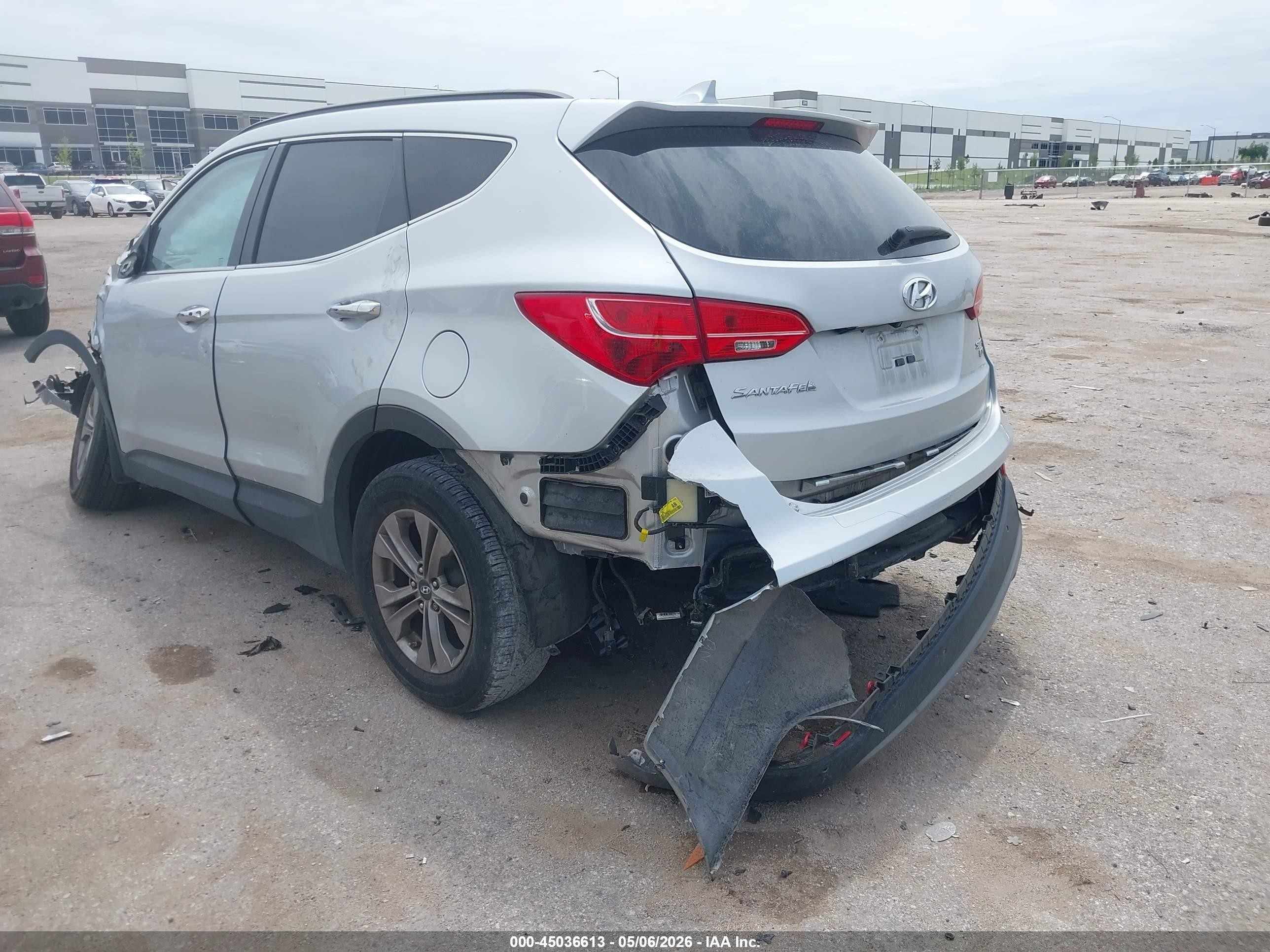 2016 Hyundai Santa Fe Sport 2.4l Gray vin: 5XYZUDLB2GG310414