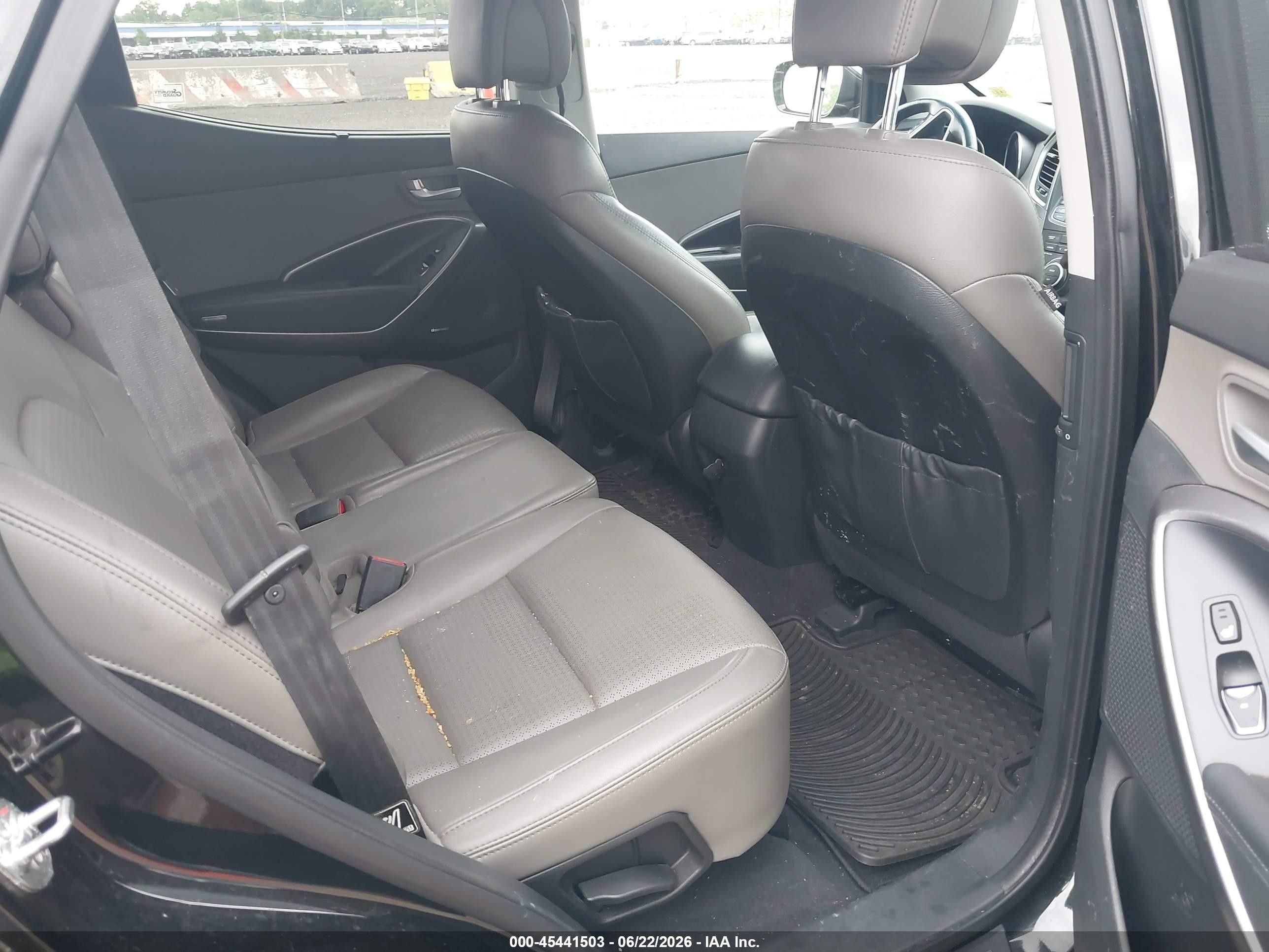 2013 Hyundai Santa Fe Sport Black vin: 5XYZUDLB3DG042422