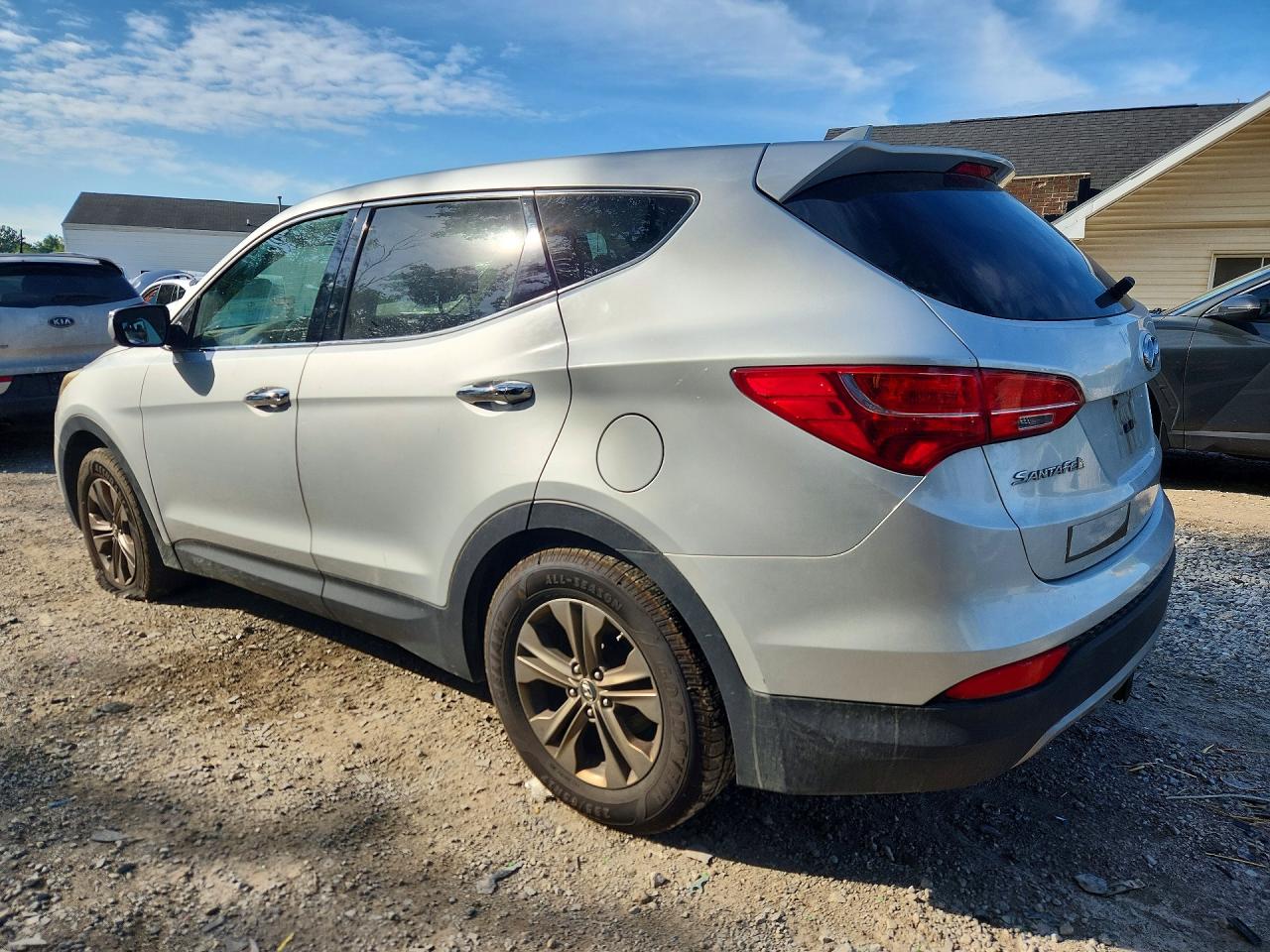 2013 Hyundai Santa Fe Sport 2.4l Silver vin: 5XYZUDLB3DG043201