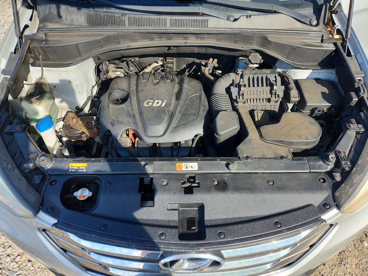 2013 Hyundai Santa Fe Sport 2.4l Silver vin: 5XYZUDLB3DG043201