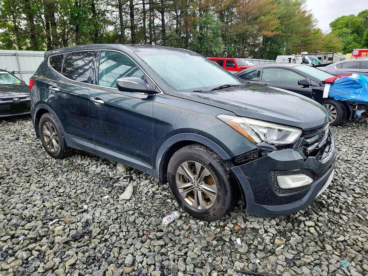 2013 Hyundai Santa Fe Sport 2.4l Зеленый vin: 5XYZUDLB3DG079678