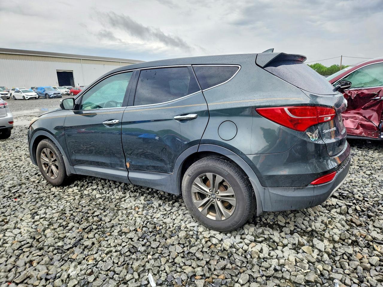2013 Hyundai Santa Fe Sport 2.4l Зеленый vin: 5XYZUDLB3DG079678