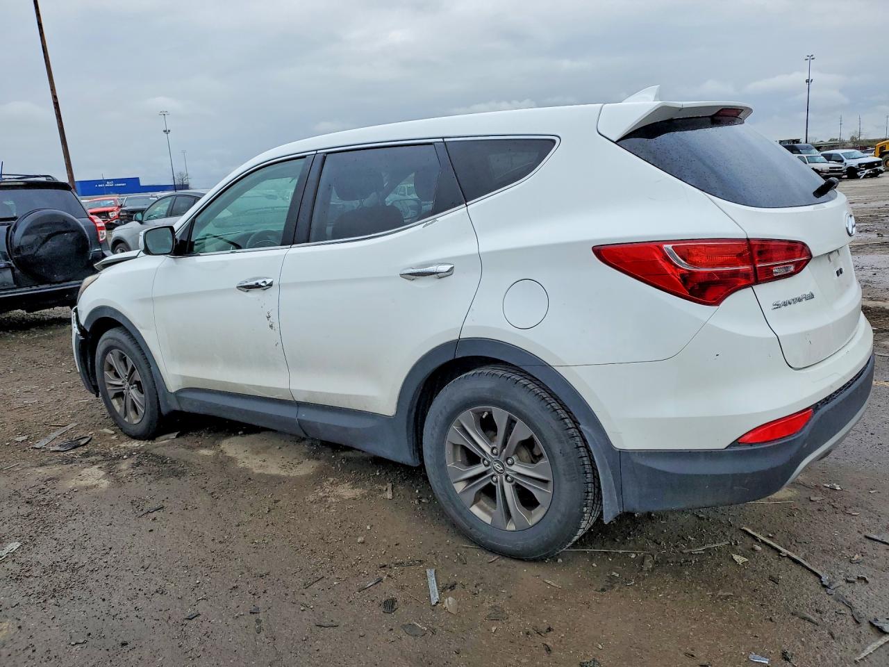 2013 Hyundai Santa Fe Sport 2.4l White vin: 5XYZUDLB3DG103252