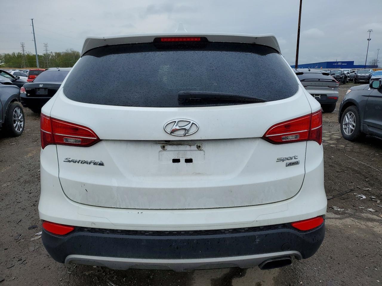 2013 Hyundai Santa Fe Sport 2.4l White vin: 5XYZUDLB3DG103252