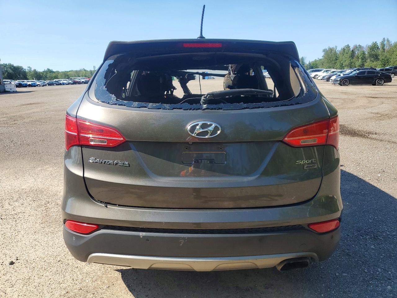 2013 Hyundai Santa Fe Sport 2.4l Brown vin: 5XYZUDLB3DG112789