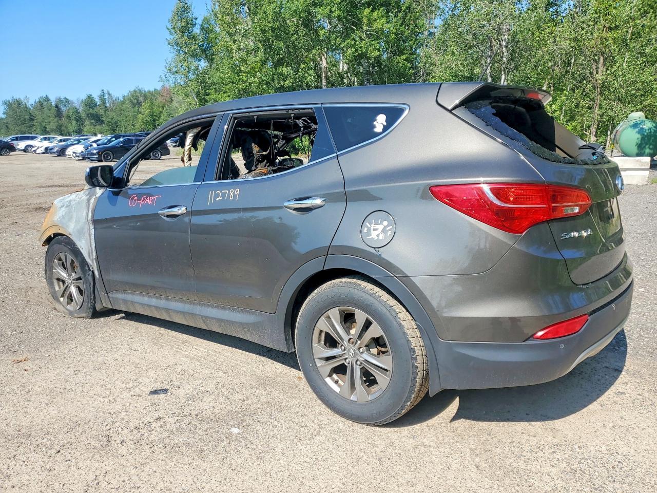 2013 Hyundai Santa Fe Sport 2.4l Brown vin: 5XYZUDLB3DG112789
