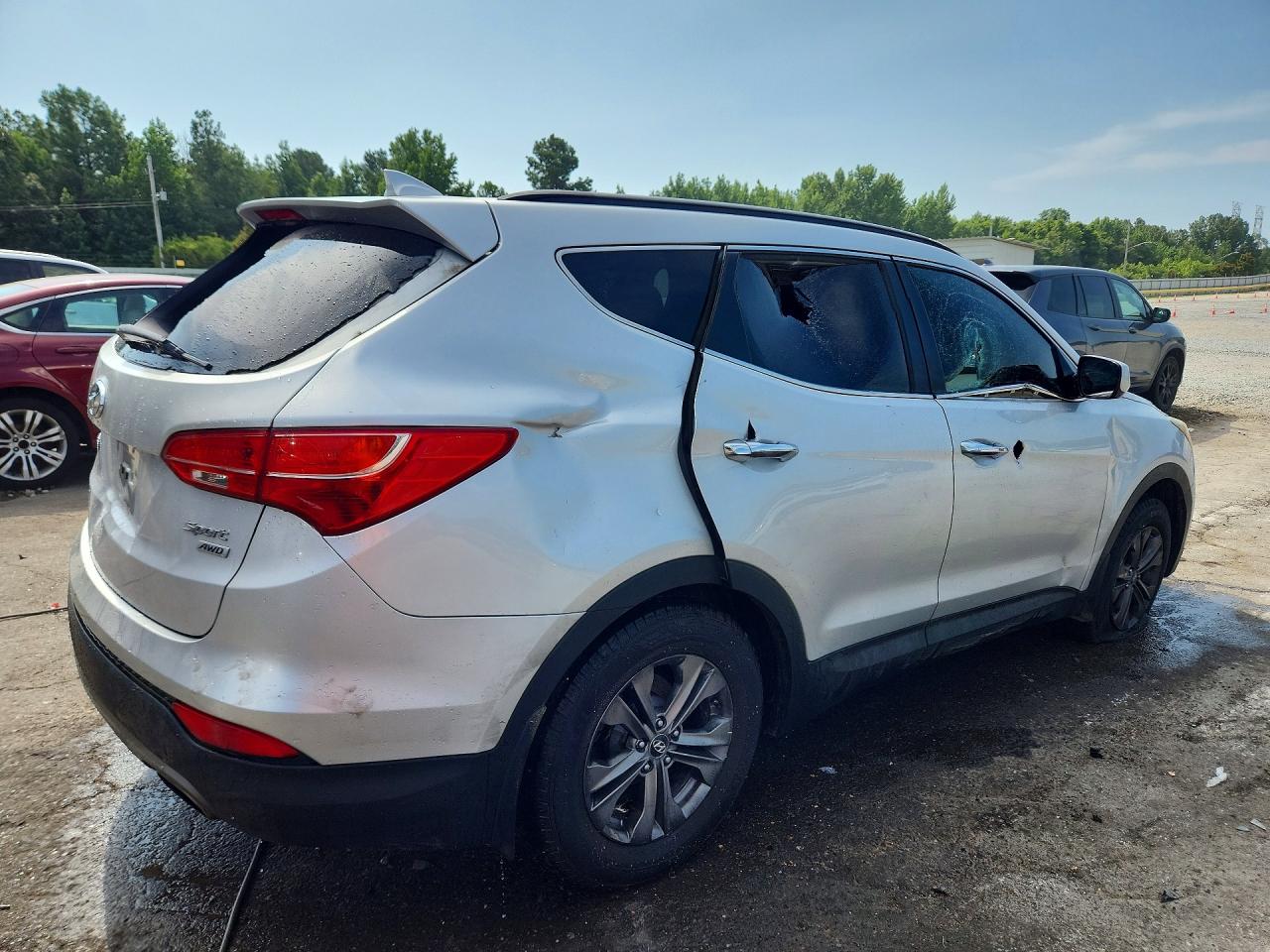 2014 Hyundai Santa Fe Sport 2.4l Серый vin: 5XYZUDLB3EG174730