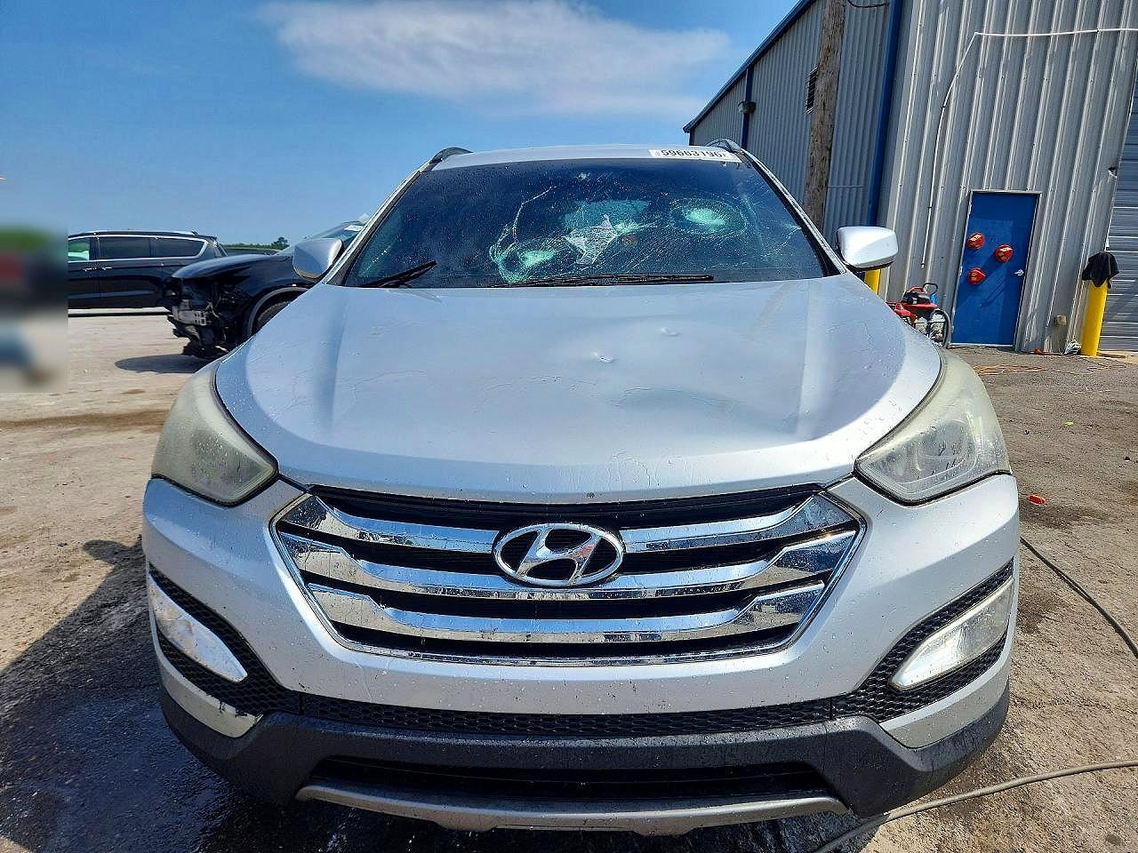 2014 Hyundai Santa Fe Sport 2.4l Серый vin: 5XYZUDLB3EG174730