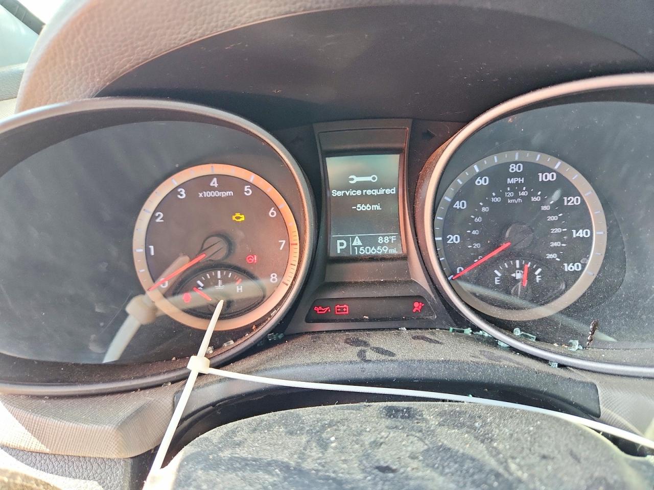 2014 Hyundai Santa Fe Sport 2.4l Серый vin: 5XYZUDLB3EG174730