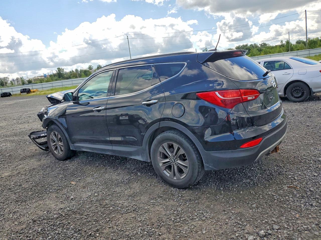 2014 Hyundai Santa Fe Sport 2.4l Black vin: 5XYZUDLB3EG229483