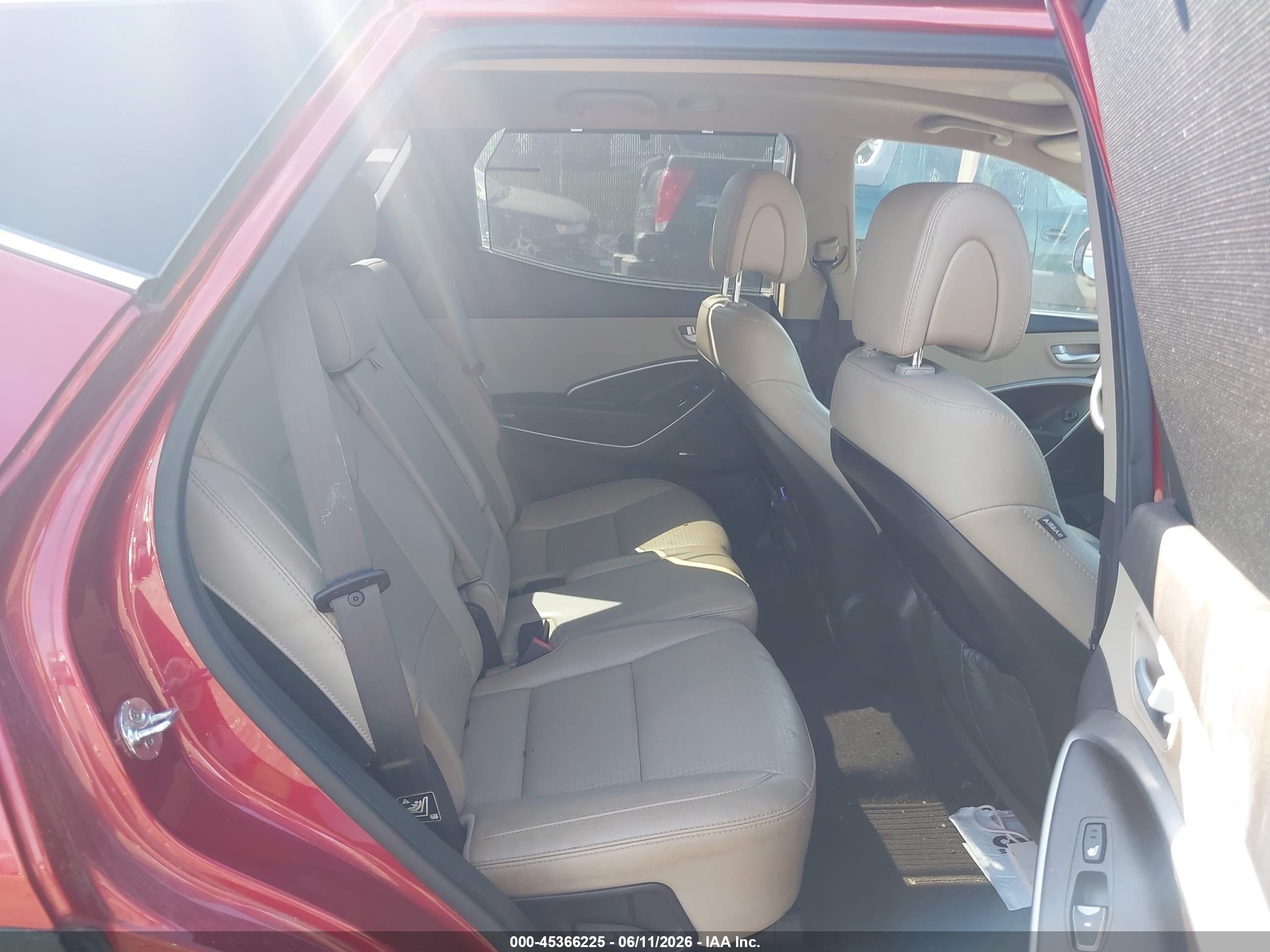 2015 Hyundai Santa Fe Sport 2.4l Red vin: 5XYZUDLB3FG260962