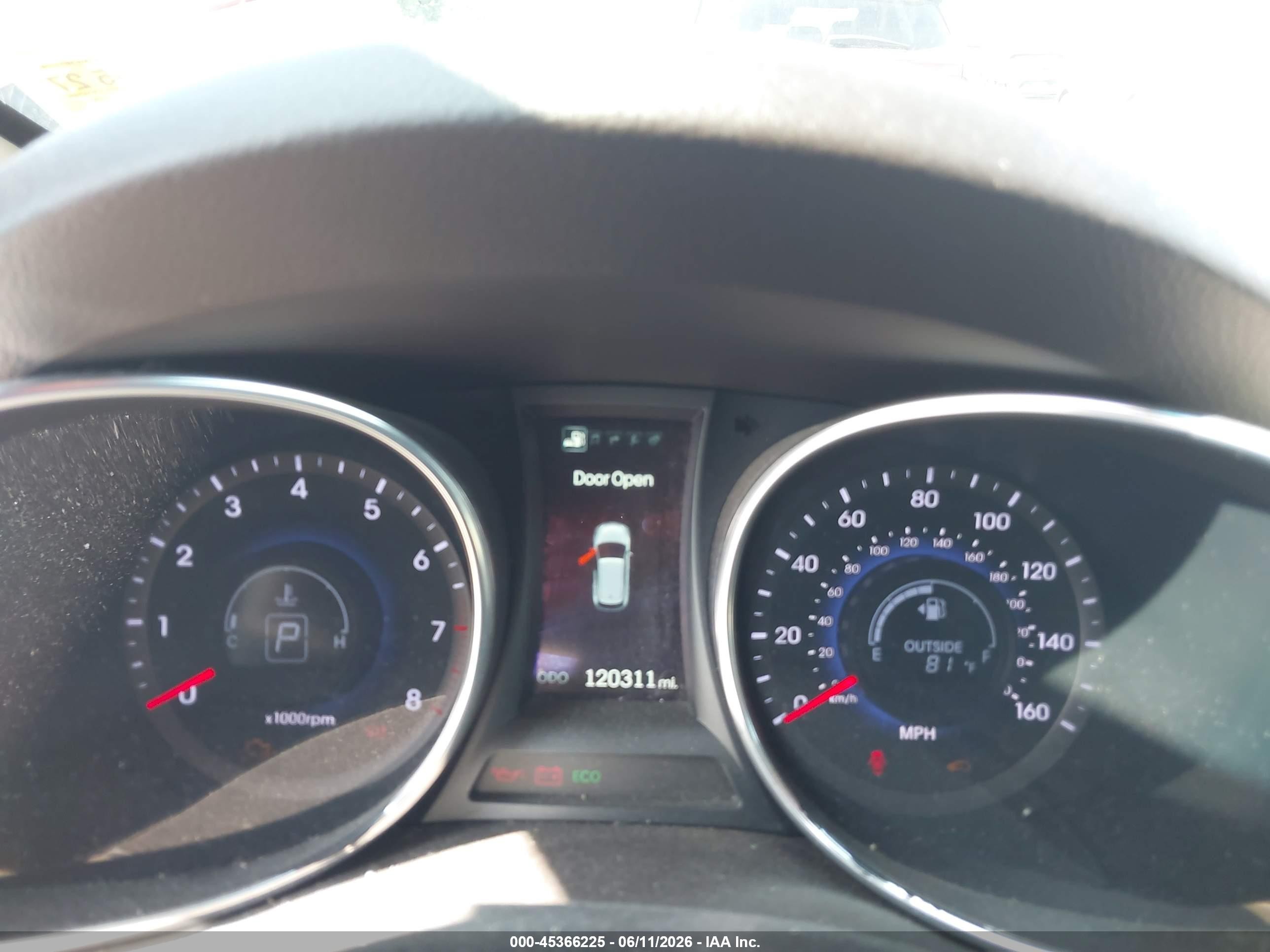 2015 Hyundai Santa Fe Sport 2.4l Red vin: 5XYZUDLB3FG260962