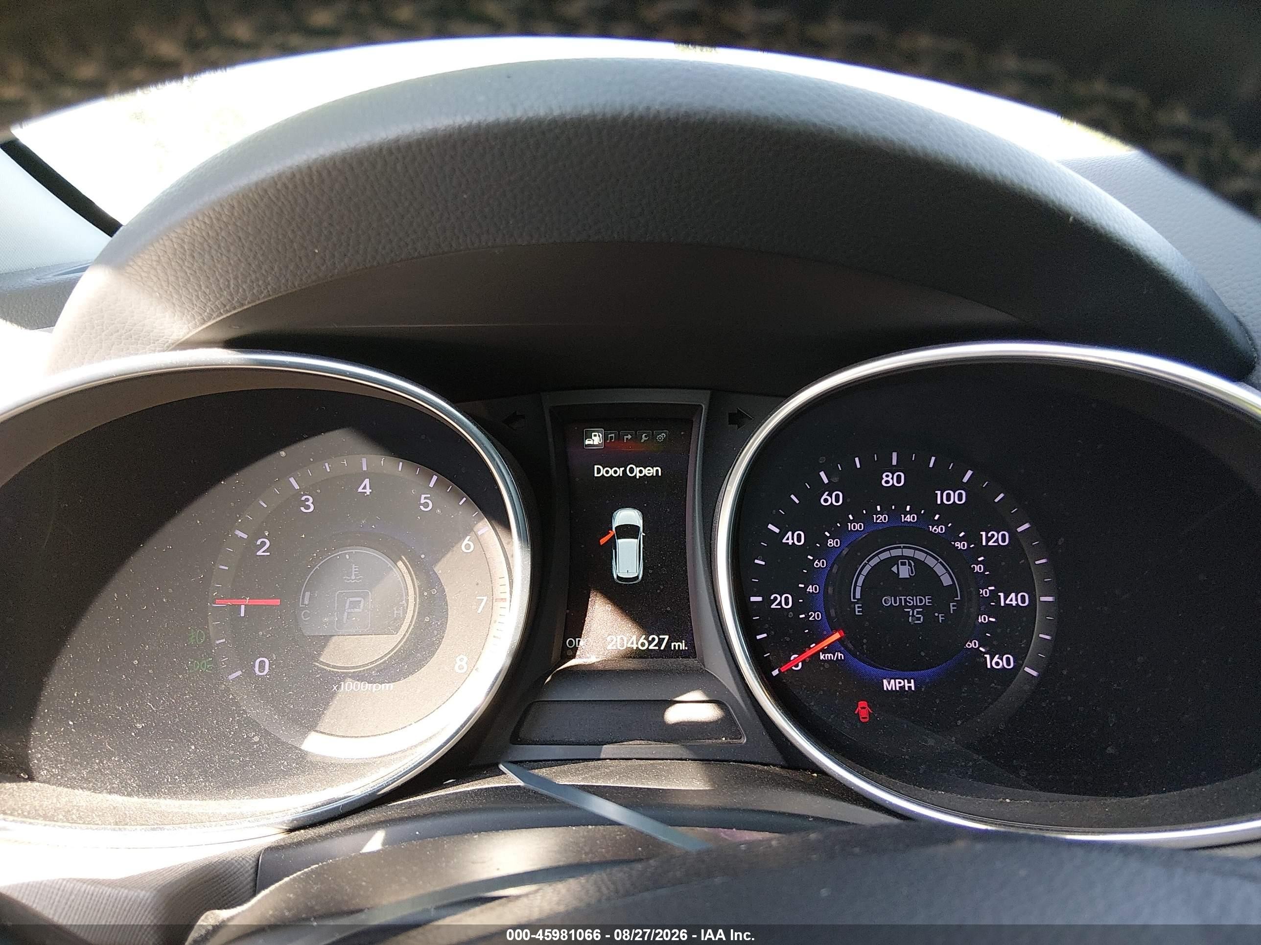 2015 Hyundai Santa Fe Sport 2.4l Black vin: 5XYZUDLB3FG261688