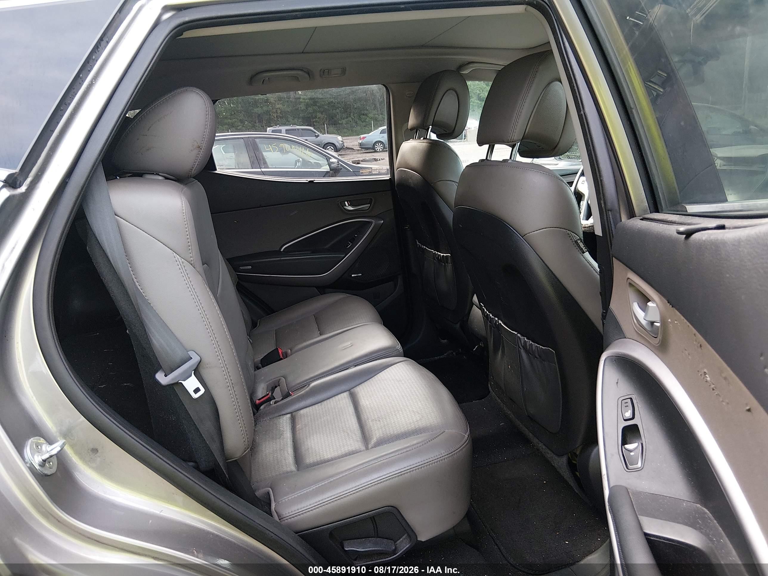 2015 Hyundai Santa Fe Sport 2.4l Gray vin: 5XYZUDLB3FG285585