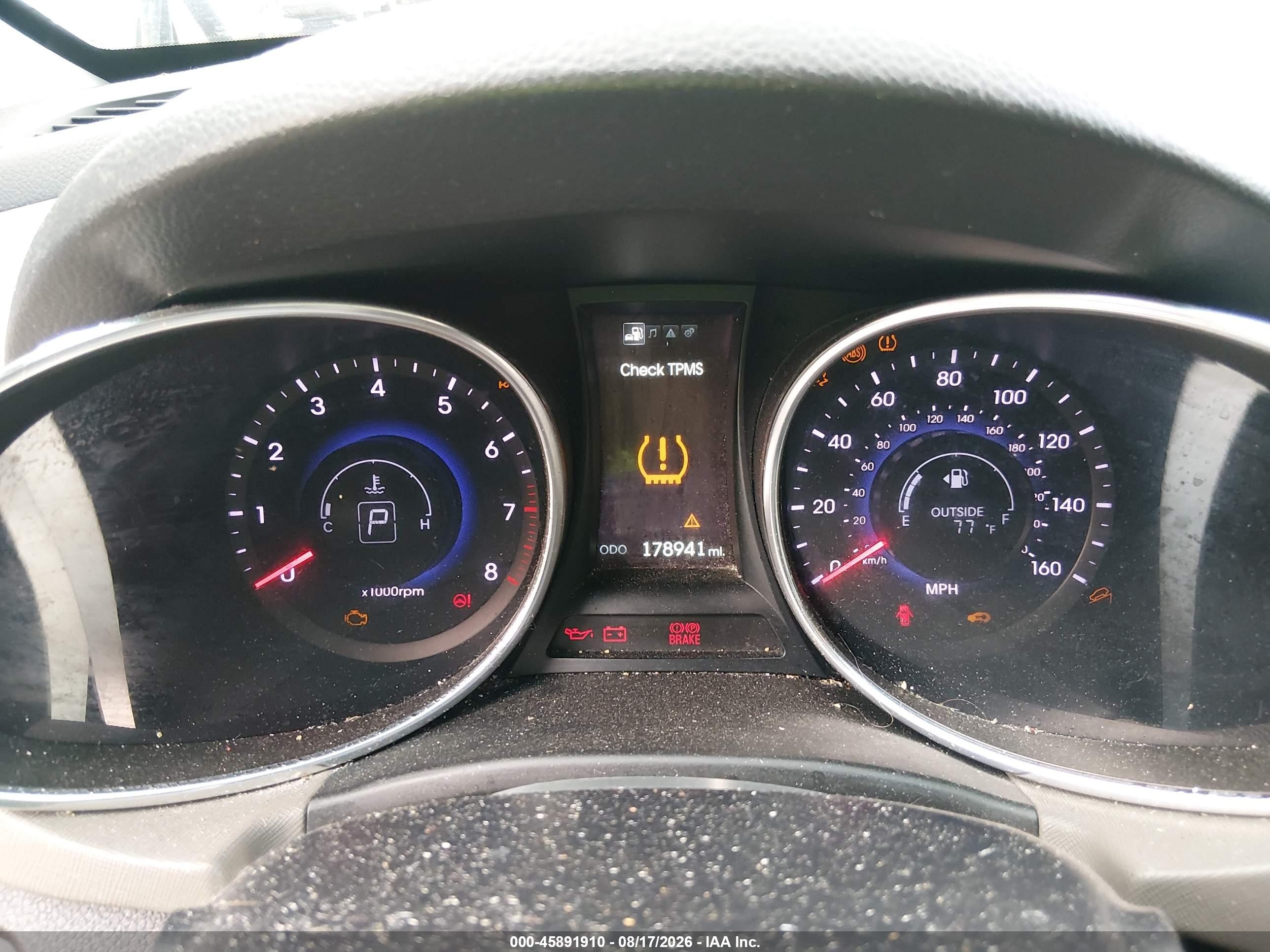 2015 Hyundai Santa Fe Sport 2.4l Gray vin: 5XYZUDLB3FG285585