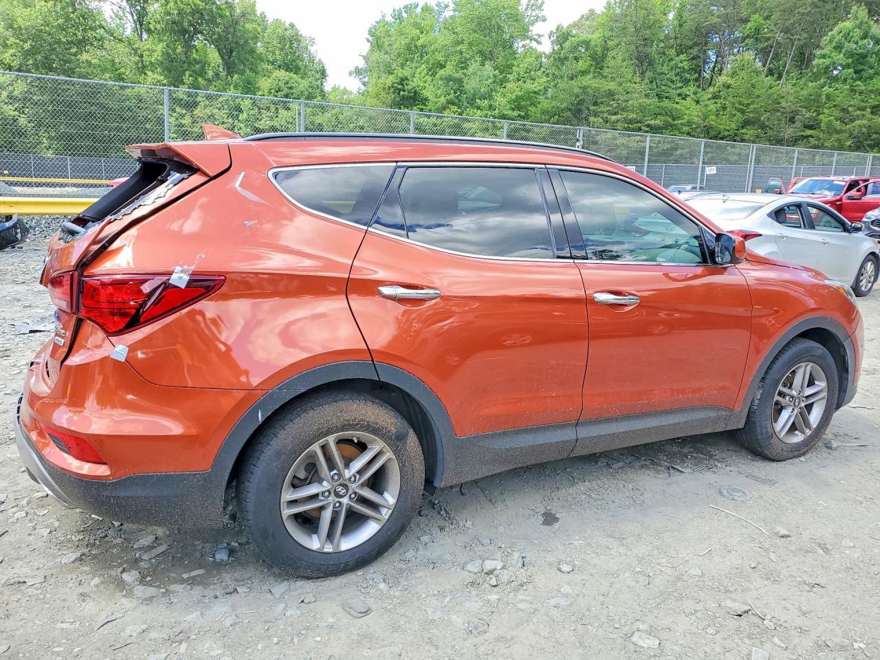 2017 Hyundai Santa Fe Sport 2.4l Оранжевый vin: 5XYZUDLB3HG498569