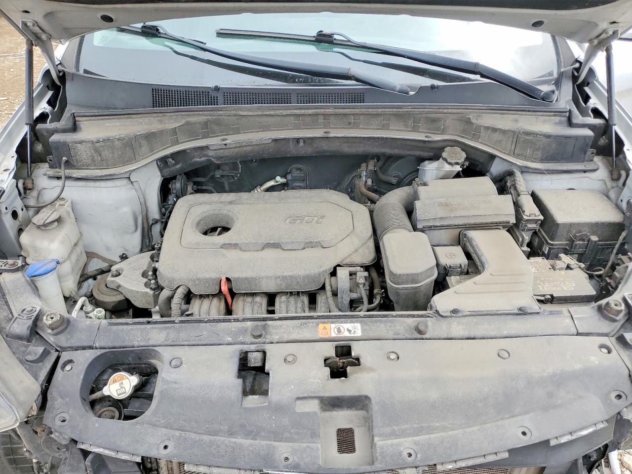 2018 Hyundai Santa Fe Sport 2.4l Silver vin: 5XYZUDLB3JG553737