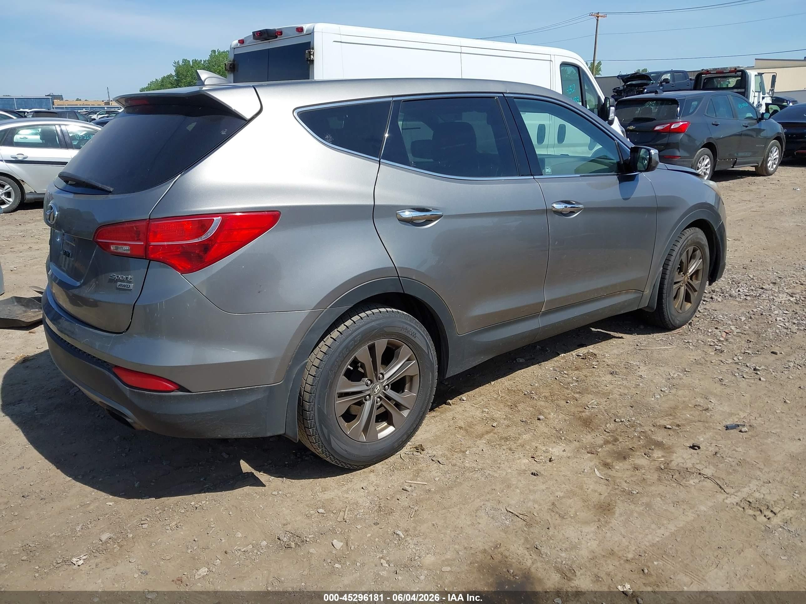 2013 Hyundai Santa Fe Sport Beige vin: 5XYZUDLB4DG014712
