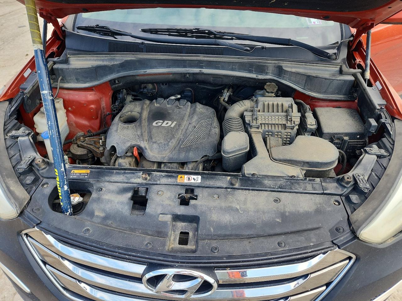 2013 Hyundai Santa Fe Sport 2.4l Orange vin: 5XYZUDLB4DG054336