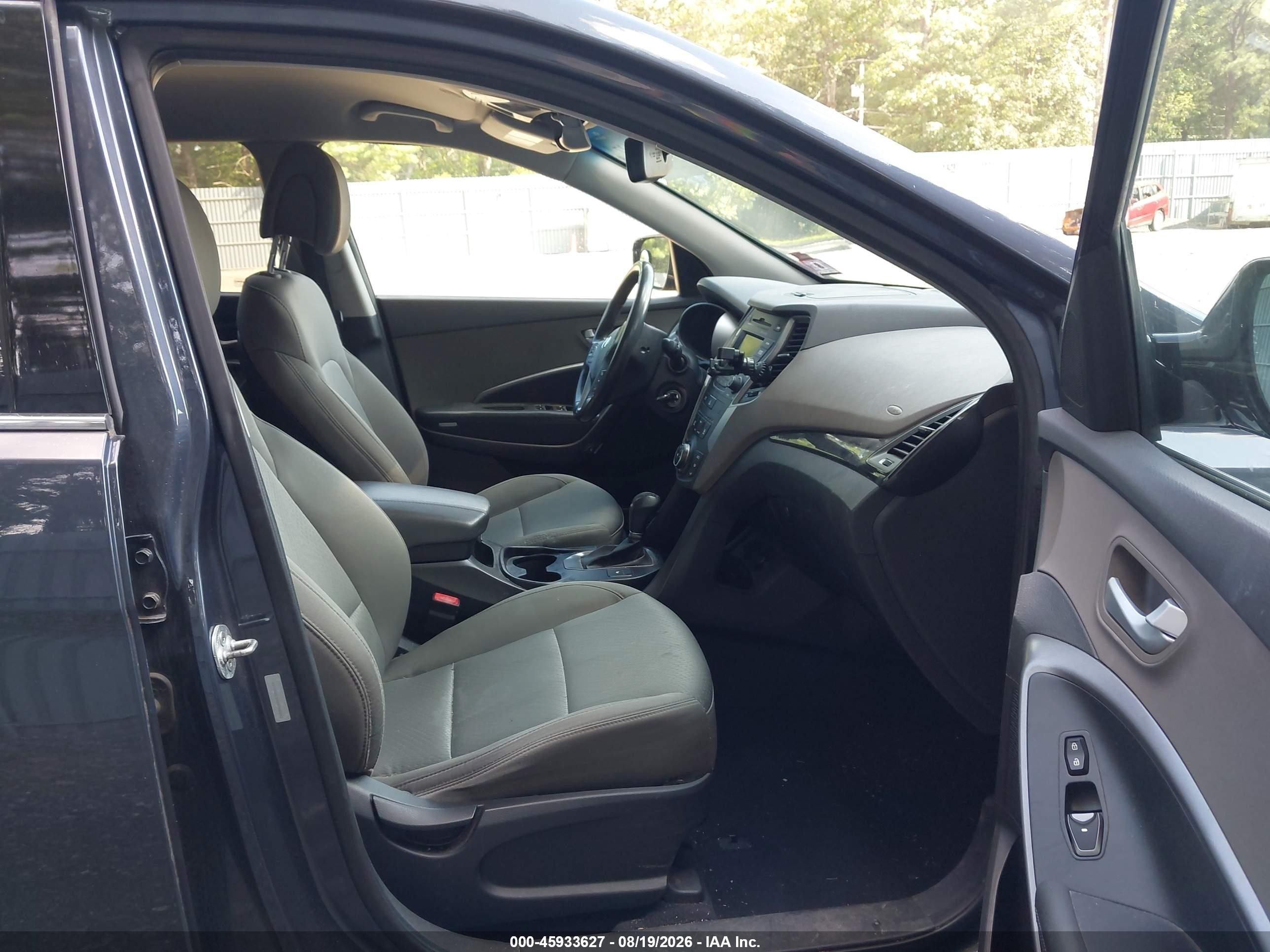 2013 Hyundai Santa Fe Sport Gray vin: 5XYZUDLB4DG058242