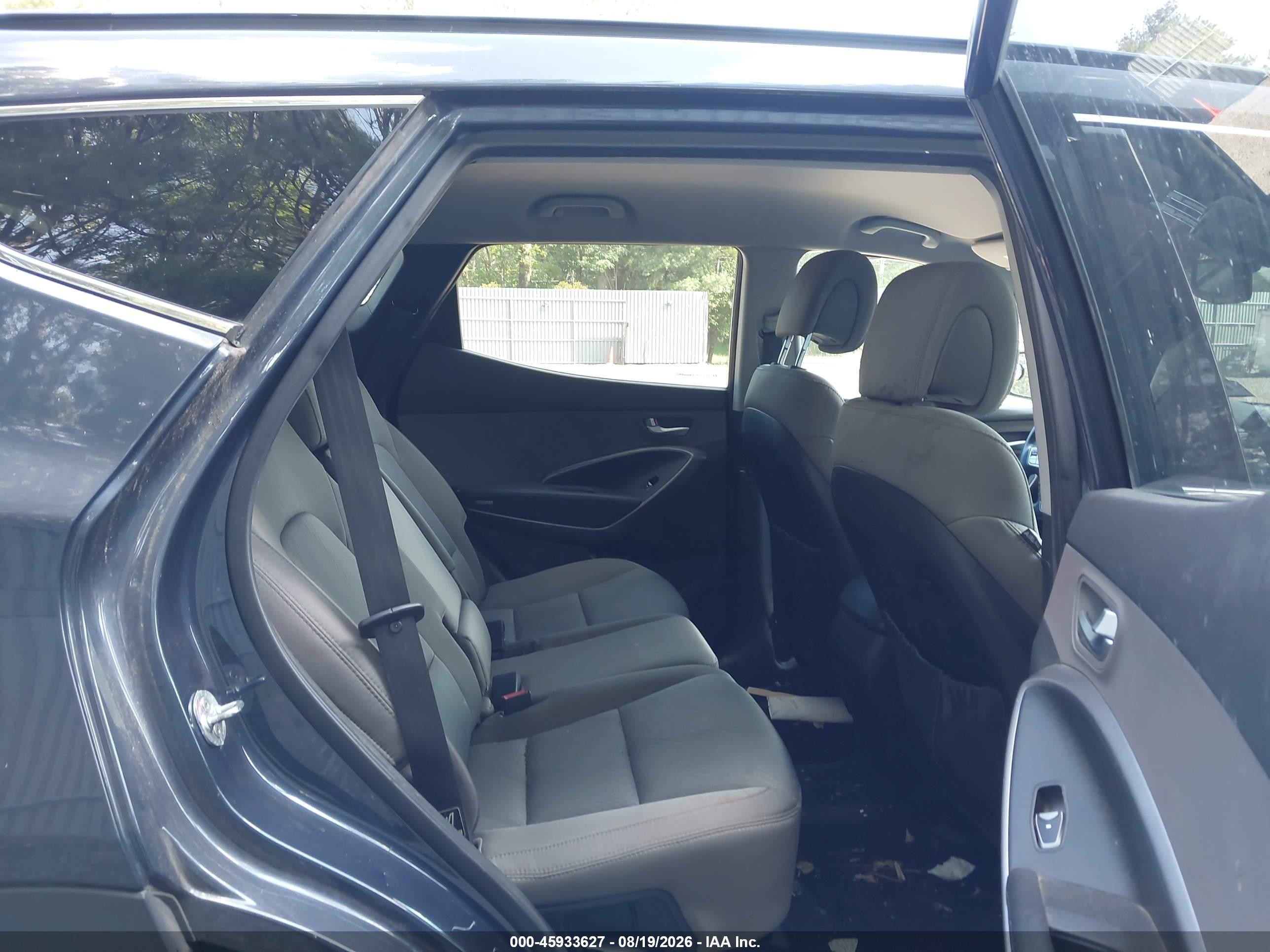 2013 Hyundai Santa Fe Sport Gray vin: 5XYZUDLB4DG058242