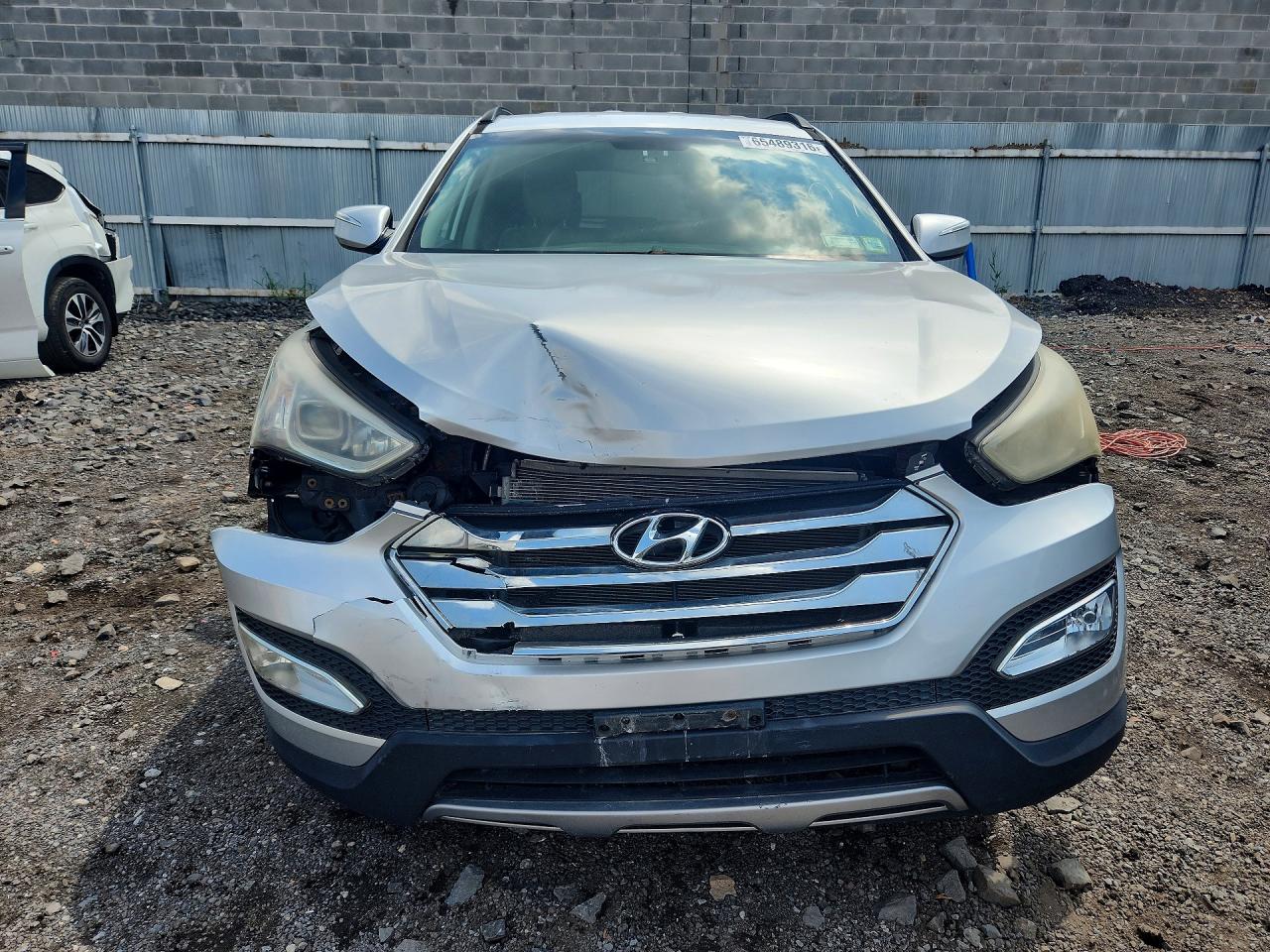 2013 Hyundai Santa Fe Sport 2.4l Silver vin: 5XYZUDLB4DG061271