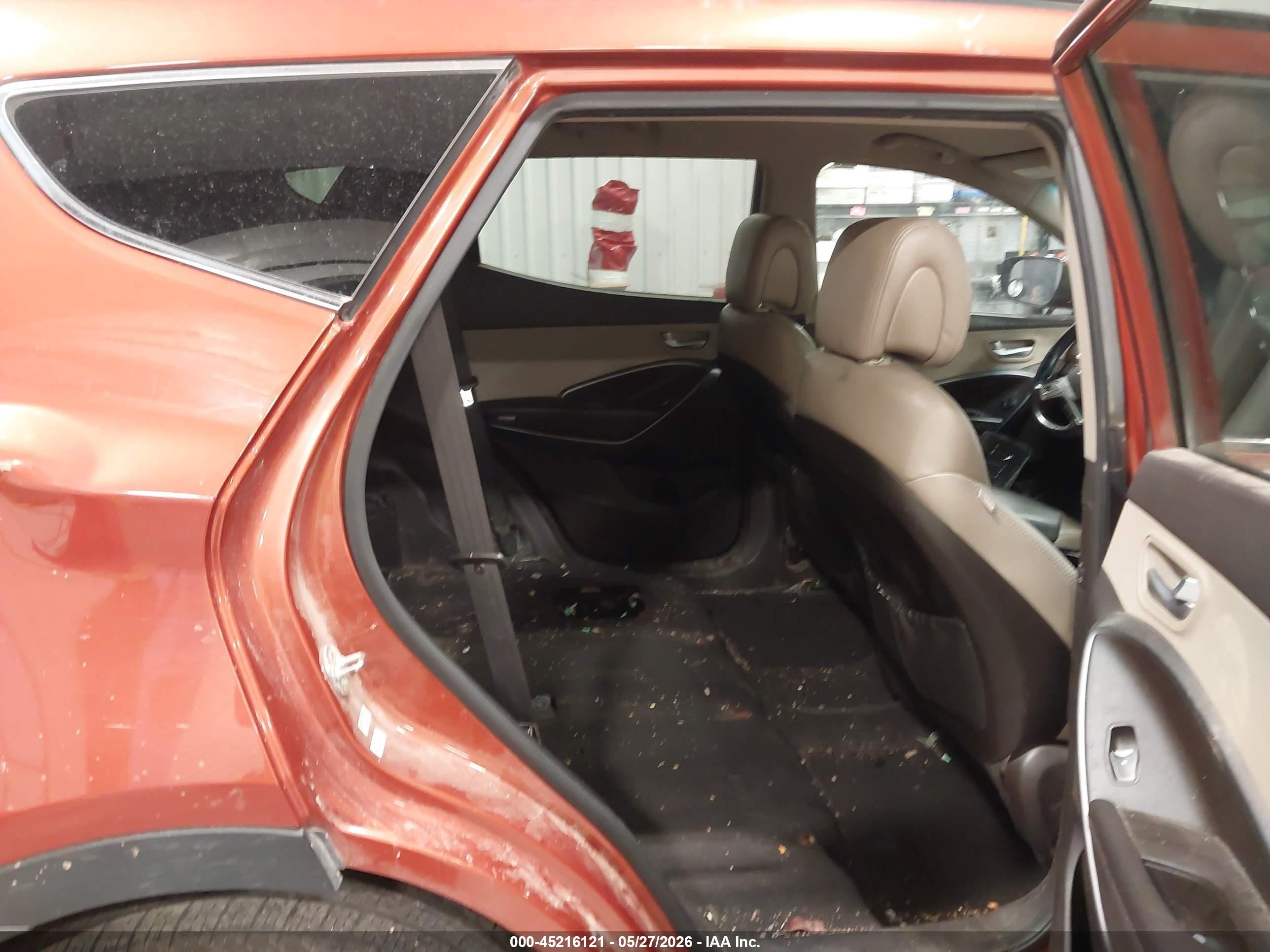2013 Hyundai Santa Fe Sport Orange vin: 5XYZUDLB4DG123056