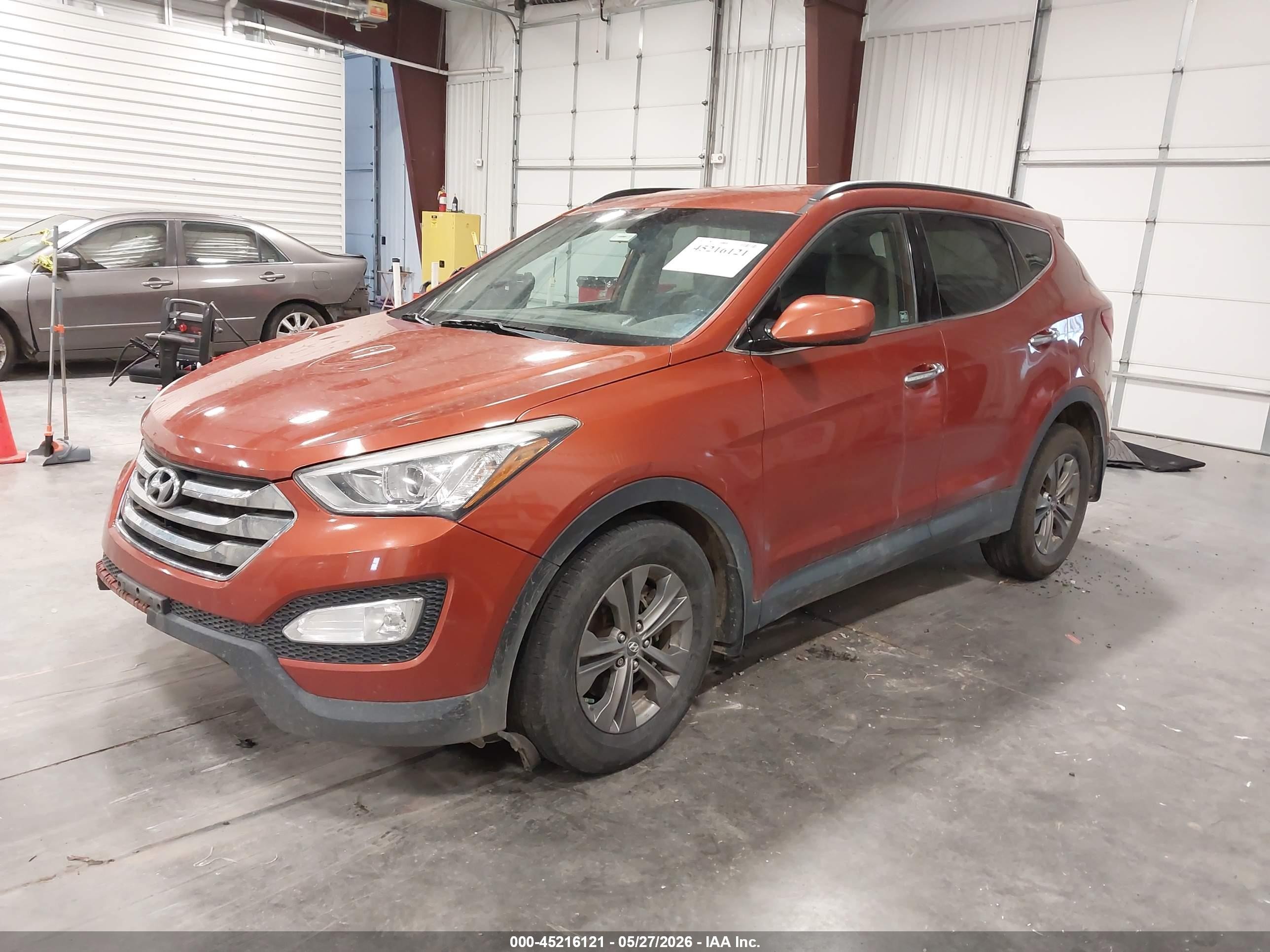 2013 Hyundai Santa Fe Sport Orange vin: 5XYZUDLB4DG123056