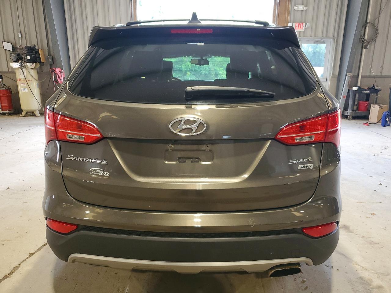 2014 Hyundai Santa Fe Sport 2.4l Gray vin: 5XYZUDLB4EG165843