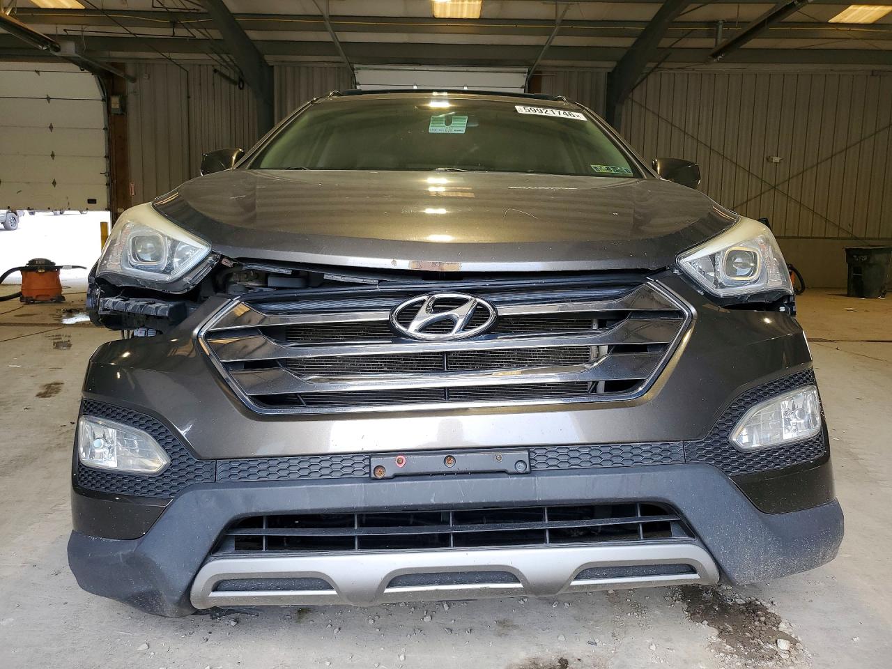 2014 Hyundai Santa Fe Sport 2.4l Gray vin: 5XYZUDLB4EG165843