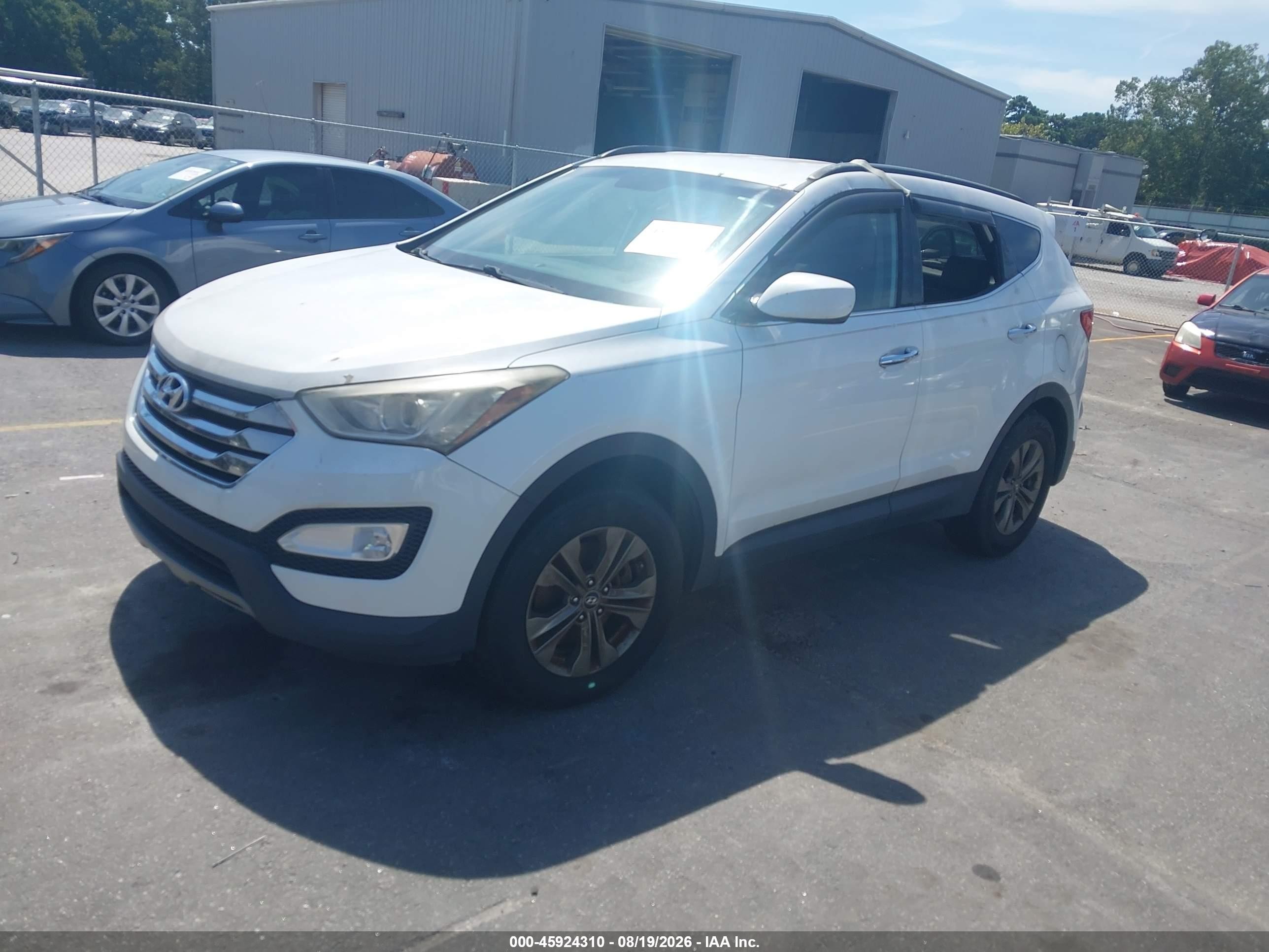 2014 Hyundai Santa Fe Sport 2.4l Белый vin: 5XYZUDLB4EG194730