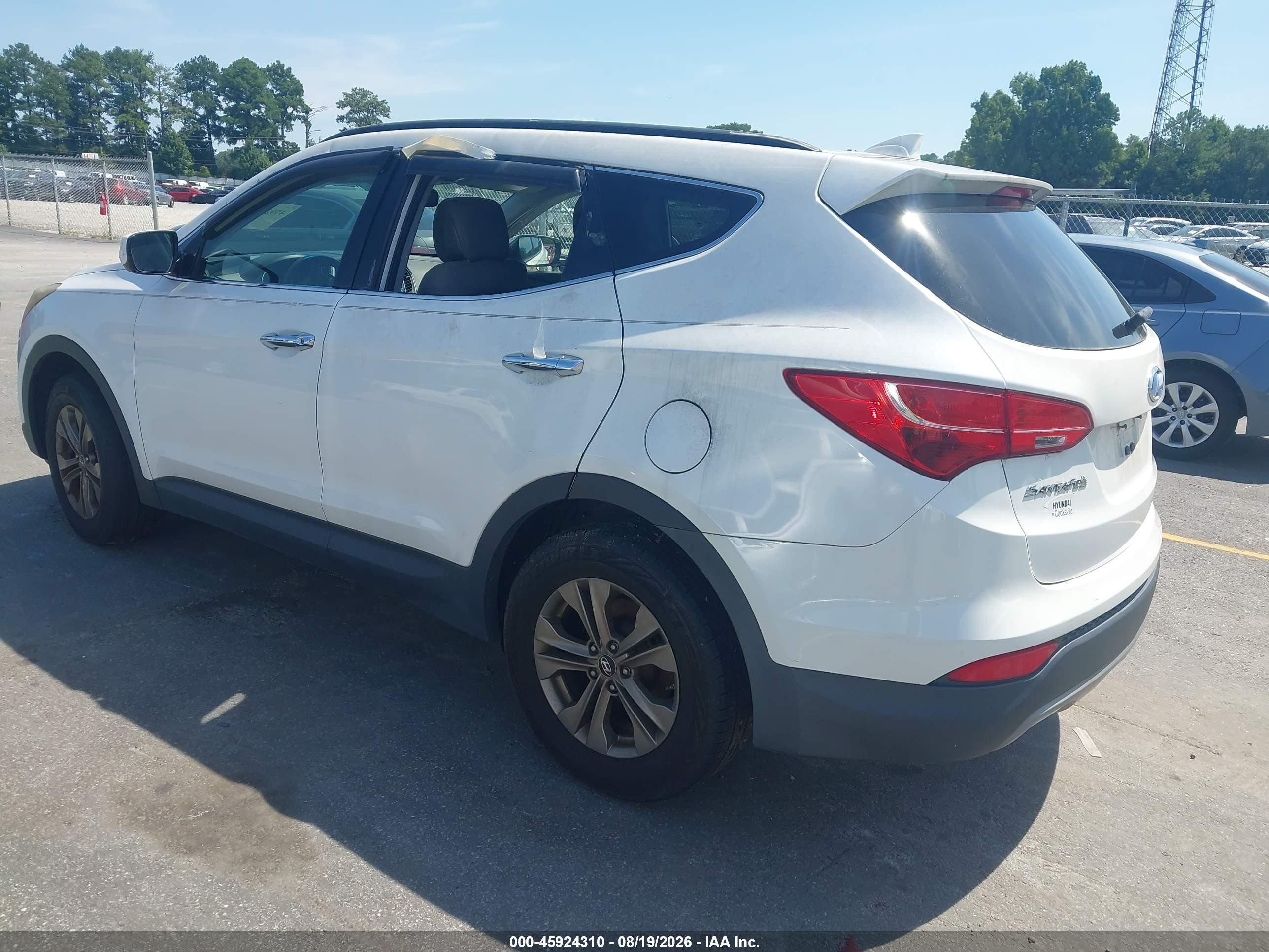2014 Hyundai Santa Fe Sport 2.4l Белый vin: 5XYZUDLB4EG194730
