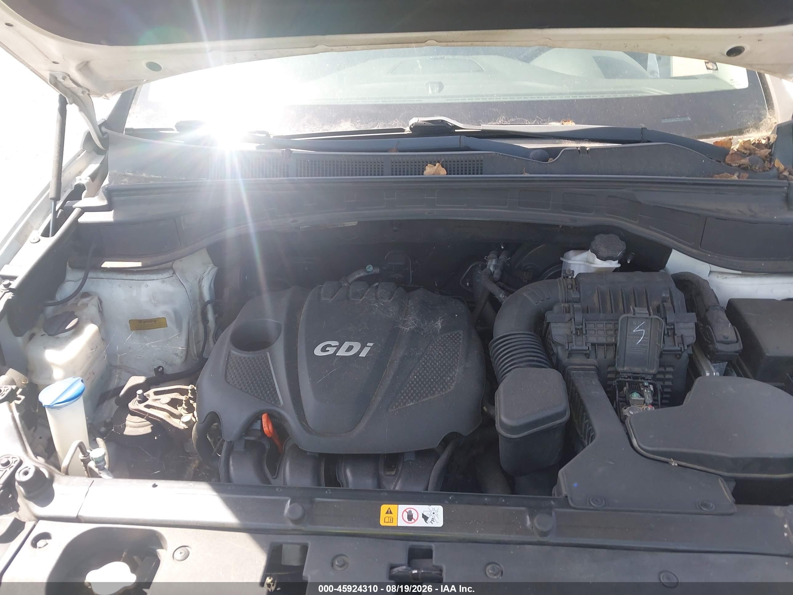 2014 Hyundai Santa Fe Sport 2.4l Белый vin: 5XYZUDLB4EG194730