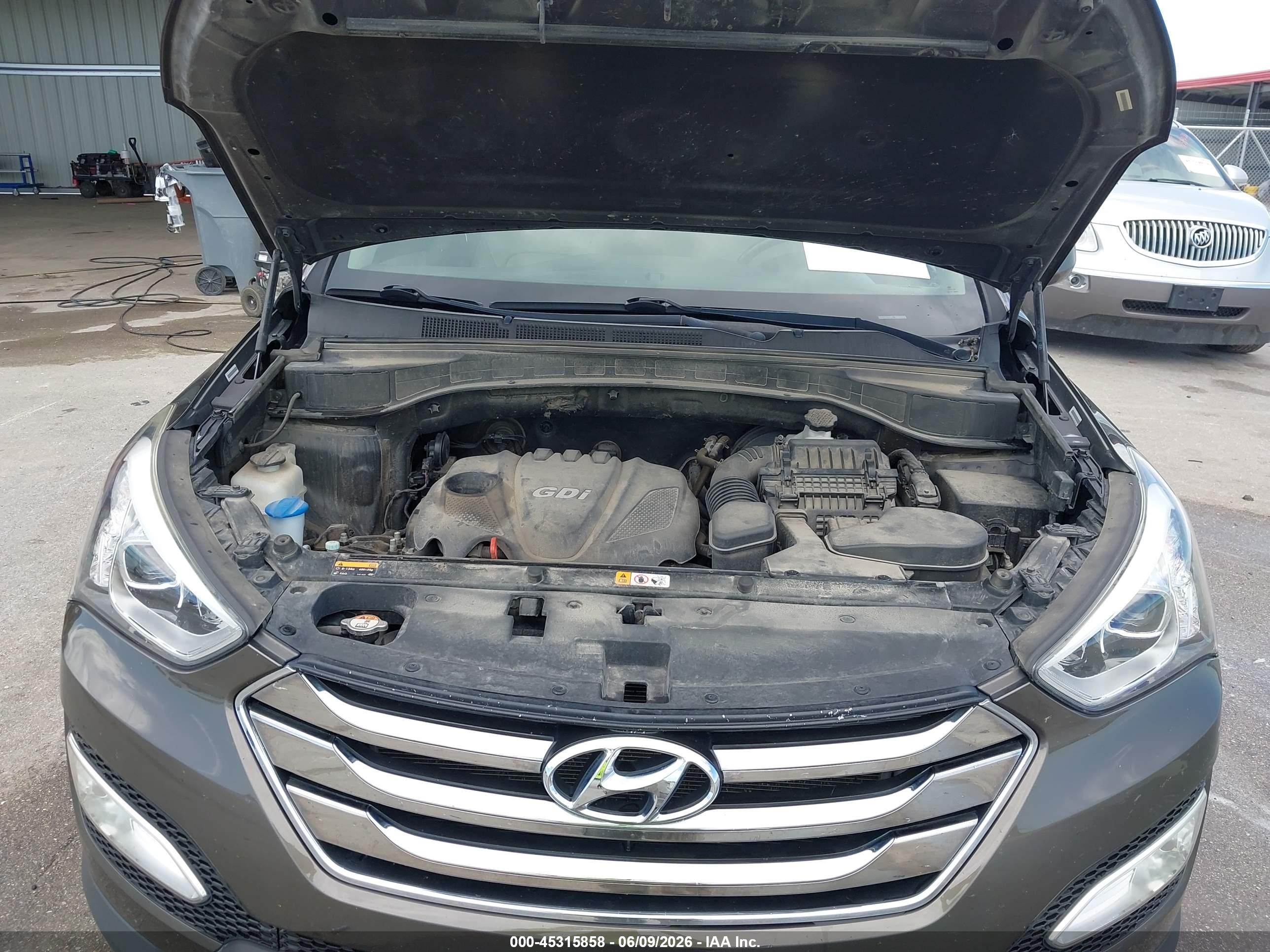 2014 Hyundai Santa Fe Sport 2.4l Brown vin: 5XYZUDLB4EG216631