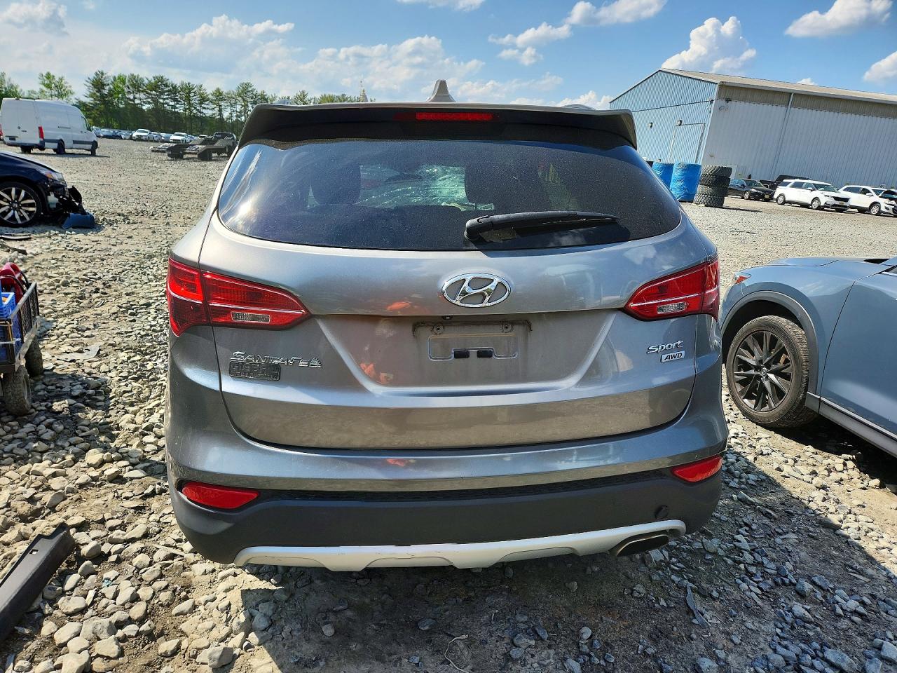 2014 Hyundai Santa Fe Sport 2.4l Серый vin: 5XYZUDLB4EG223949