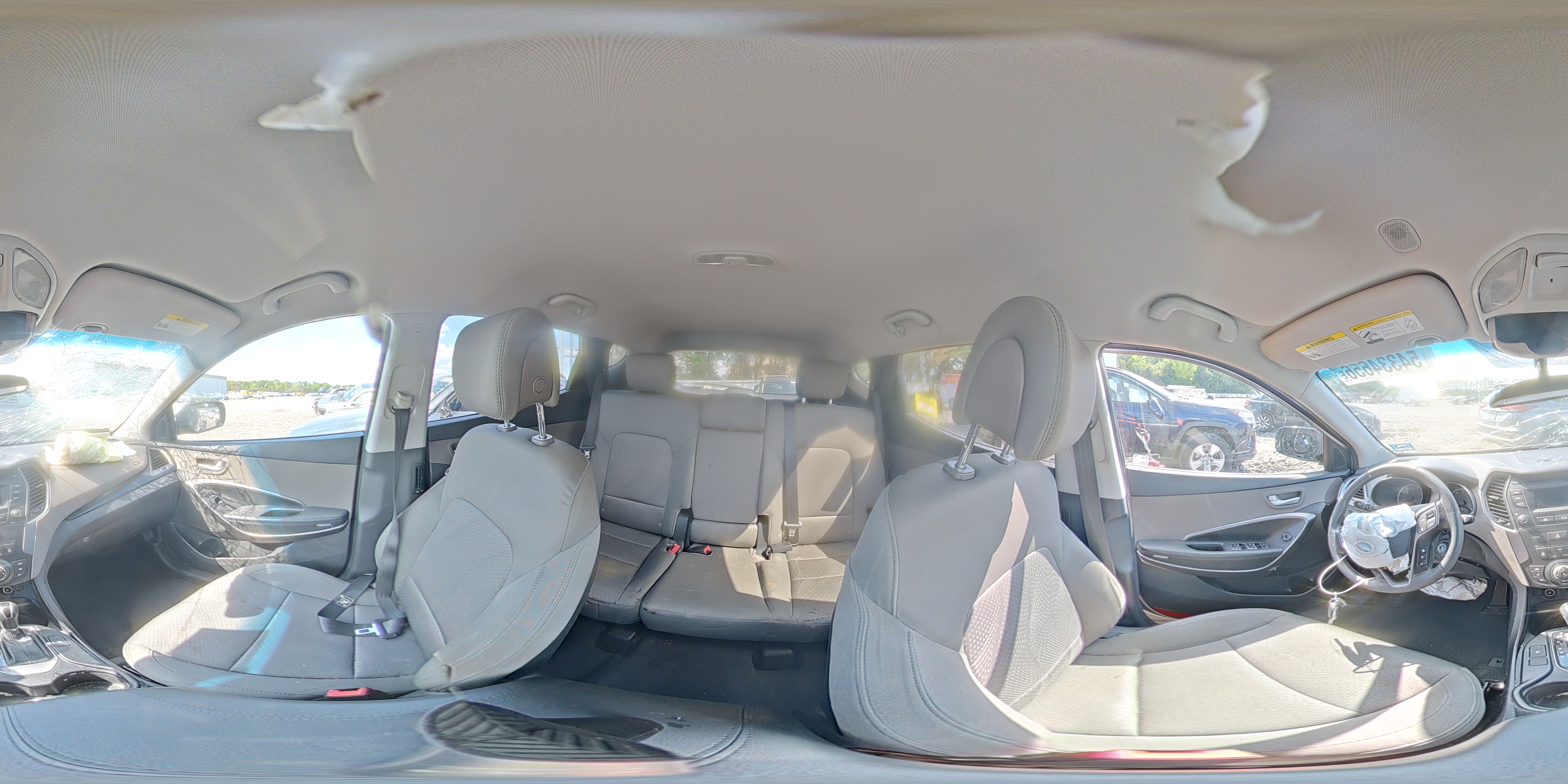 2014 Hyundai Santa Fe Sport 2.4l Серый vin: 5XYZUDLB4EG223949