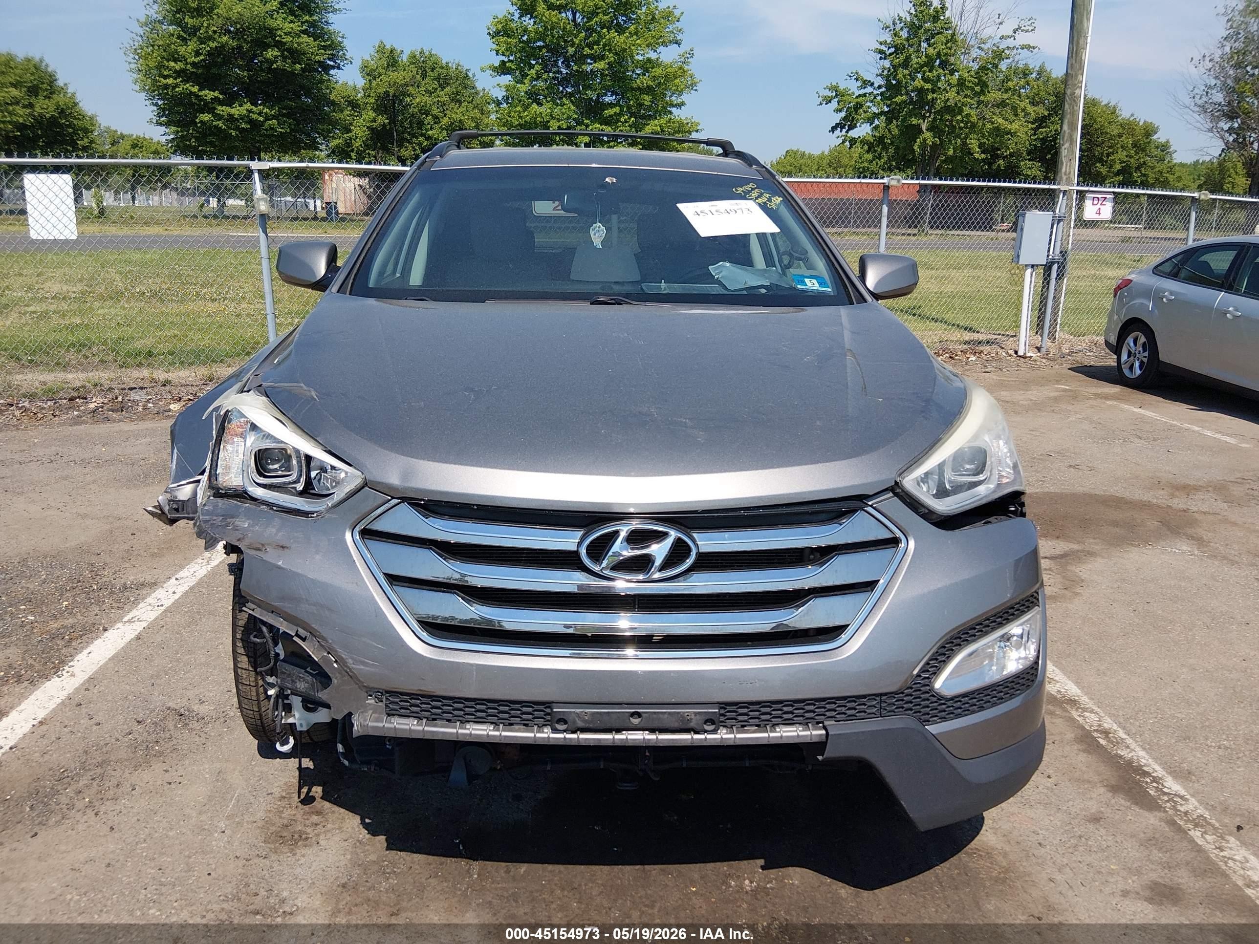 2014 Hyundai Santa Fe Sport 2.4l Gray vin: 5XYZUDLB4EG224065