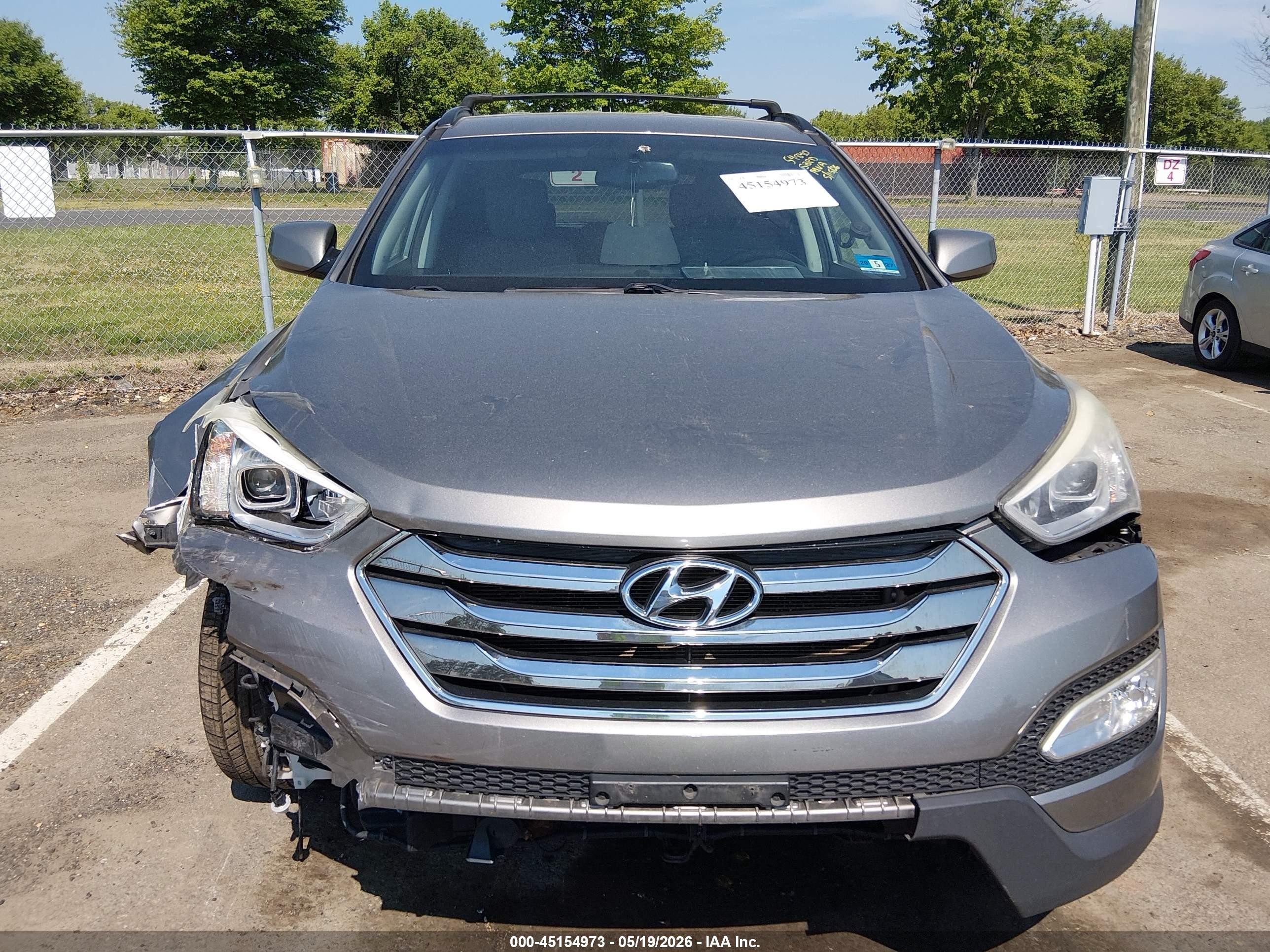 2014 Hyundai Santa Fe Sport 2.4l Gray vin: 5XYZUDLB4EG224065