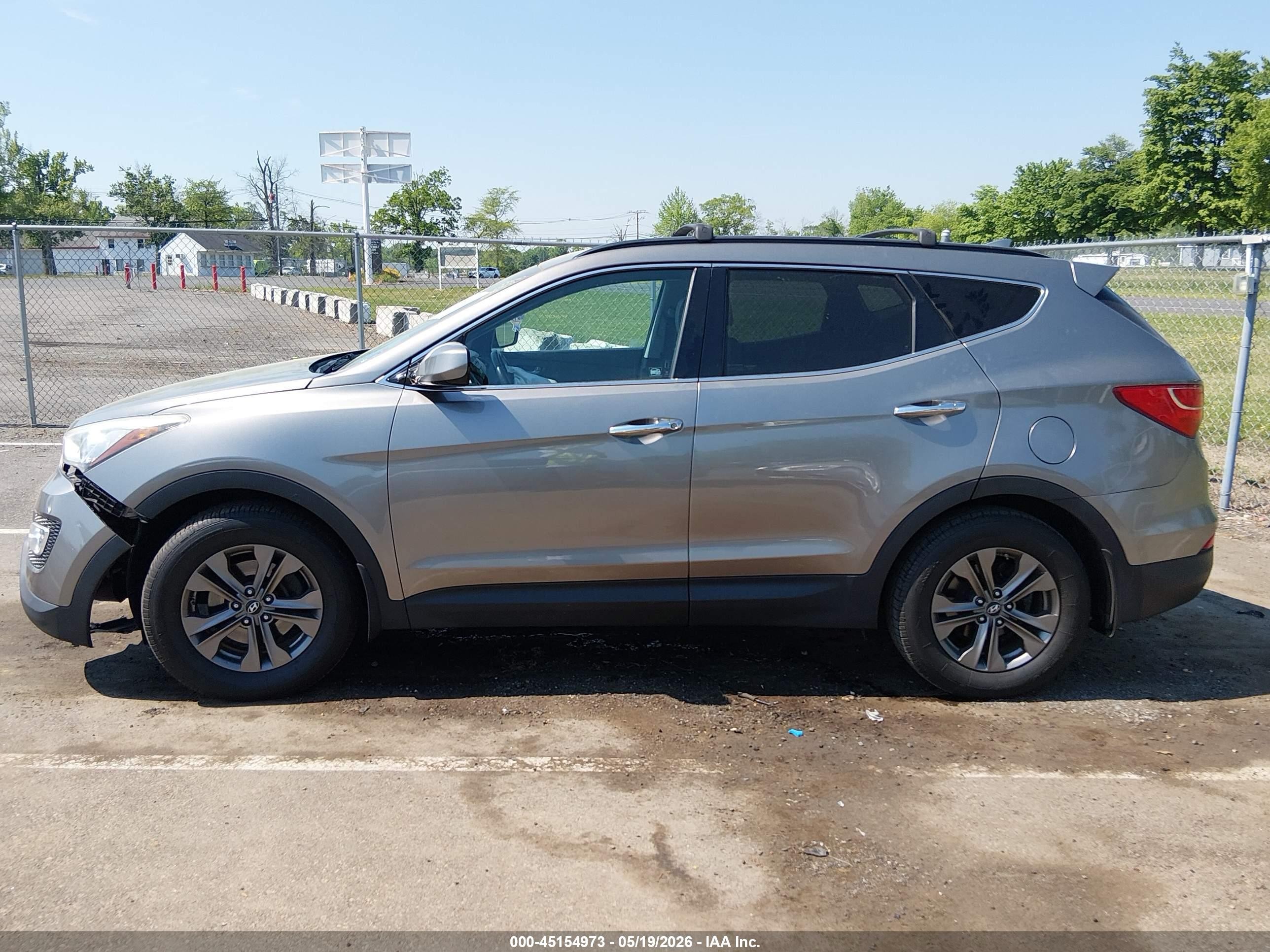 2014 Hyundai Santa Fe Sport 2.4l Gray vin: 5XYZUDLB4EG224065