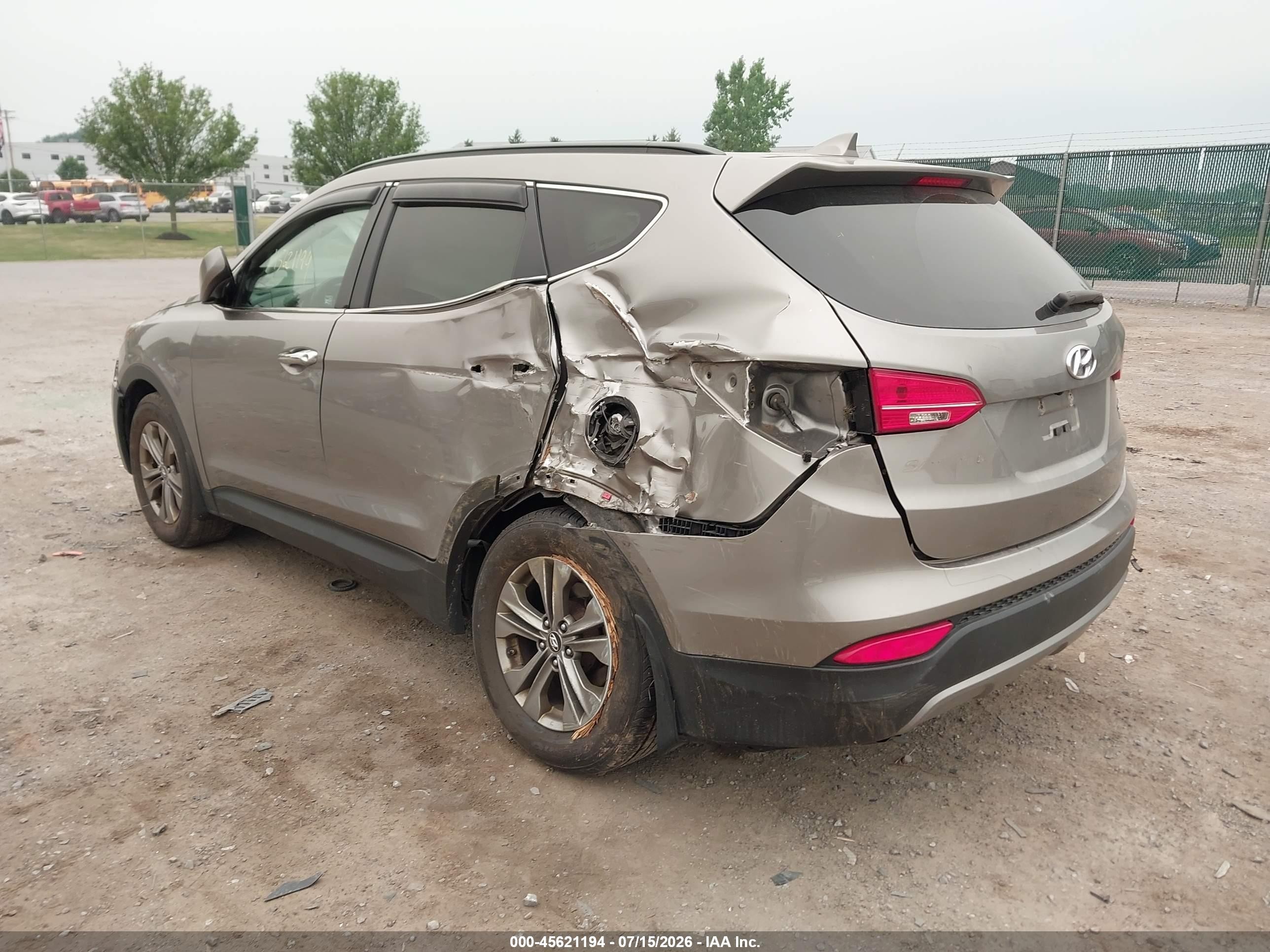 2015 Hyundai Santa Fe Sport 2.4l Серый vin: 5XYZUDLB4FG239327