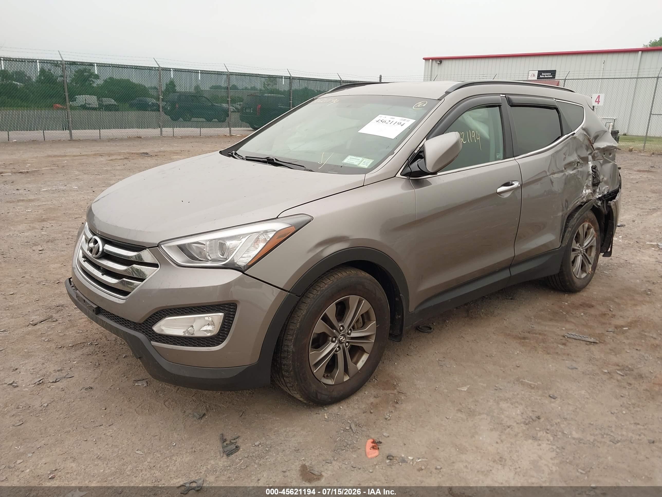 2015 Hyundai Santa Fe Sport 2.4l Серый vin: 5XYZUDLB4FG239327