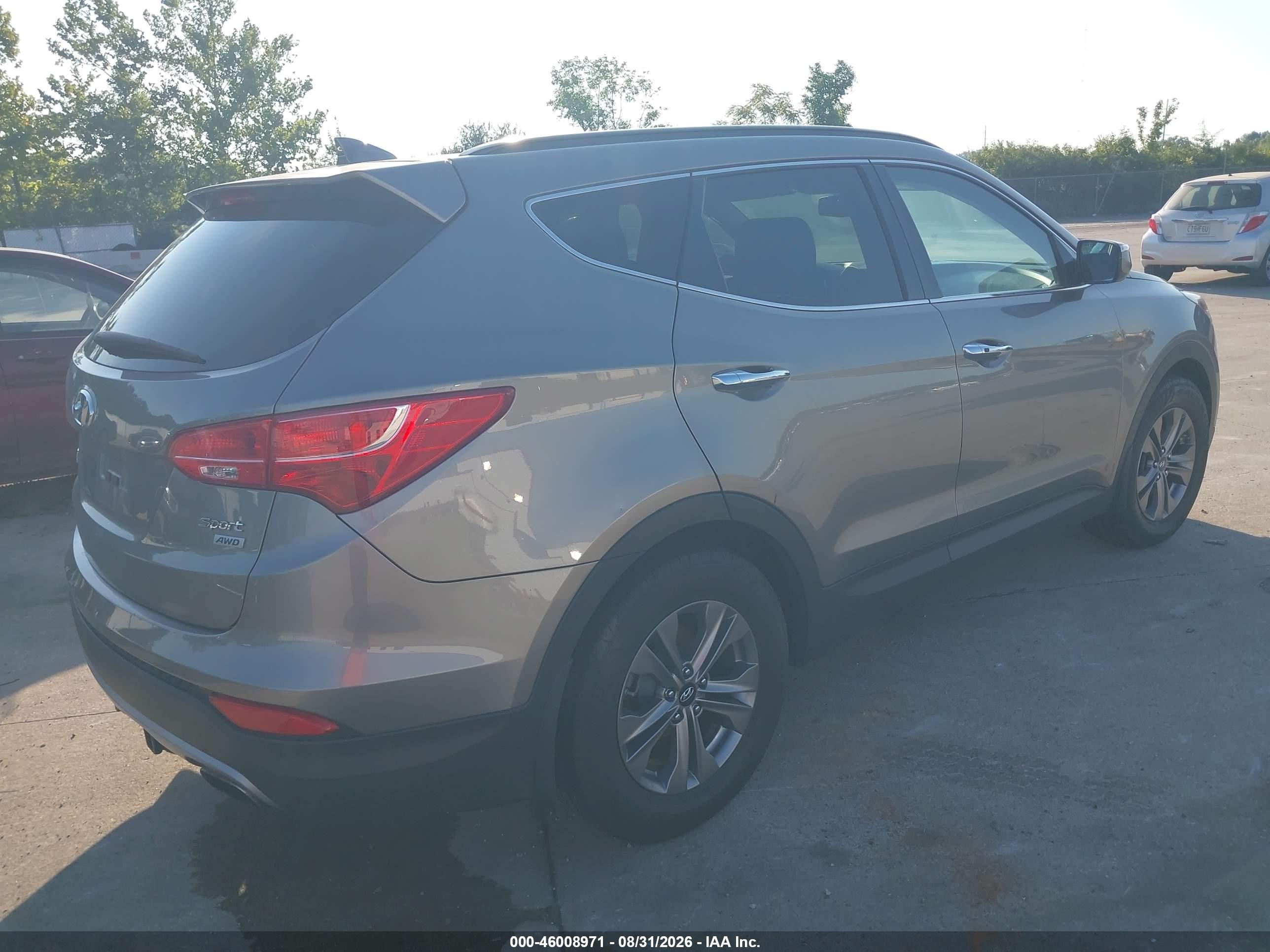 2015 Hyundai Santa Fe Sport 2.4l Серый vin: 5XYZUDLB4FG241241