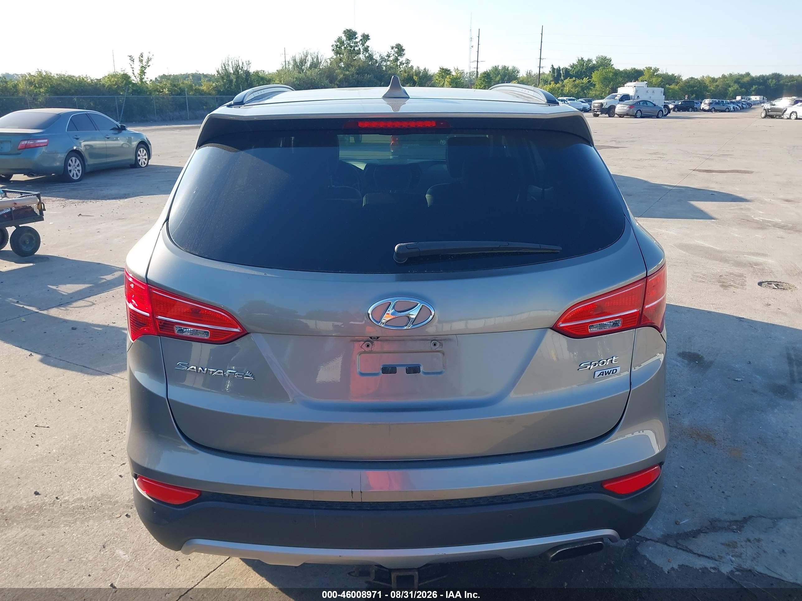 2015 Hyundai Santa Fe Sport 2.4l Серый vin: 5XYZUDLB4FG241241