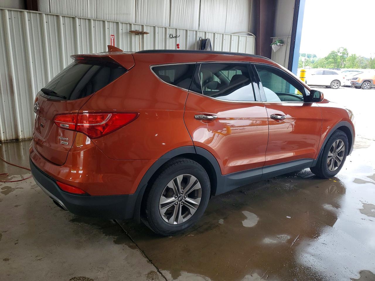 2015 Hyundai Santa Fe Sport 2.4l Orange vin: 5XYZUDLB4FG251851