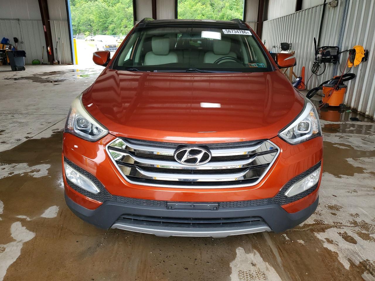2015 Hyundai Santa Fe Sport 2.4l Orange vin: 5XYZUDLB4FG251851