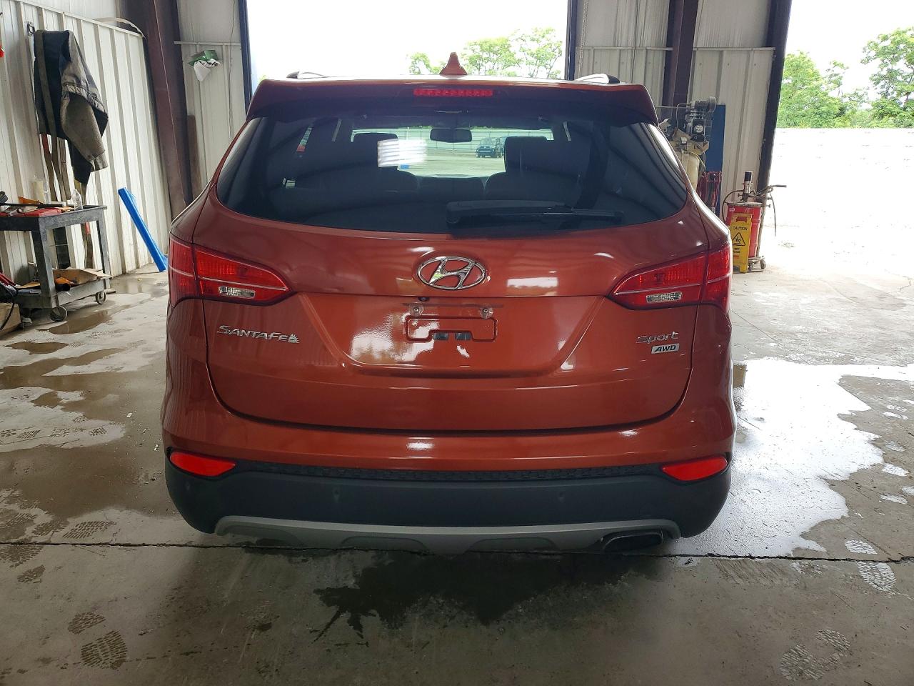 2015 Hyundai Santa Fe Sport 2.4l Orange vin: 5XYZUDLB4FG251851
